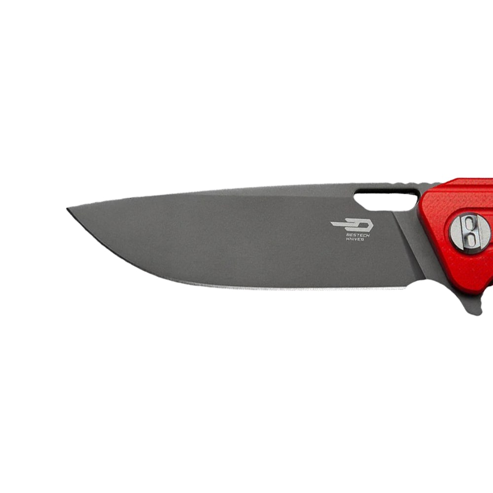 Nóż składany Bestech Knives Circuit Gray Titanium - Red