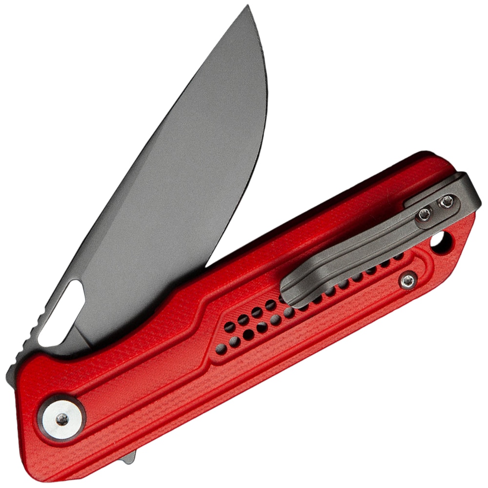Nóż składany Bestech Knives Circuit Gray Titanium - Red