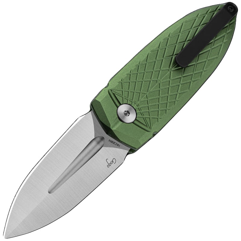 Nóż składany Bestech Knives QUQU Aluminum - Olive