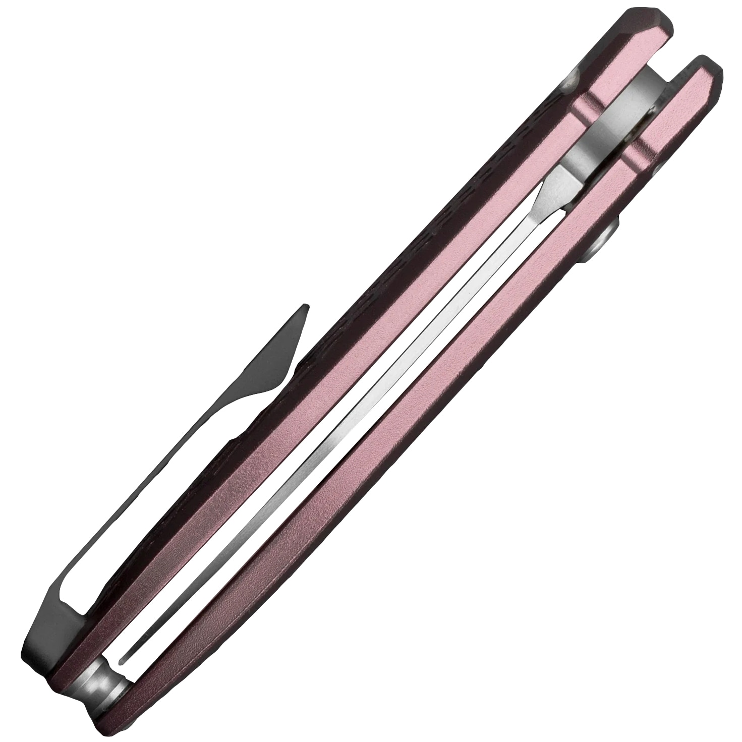 Bestech Knives QUQU Aluminum Folding Knife - Brown