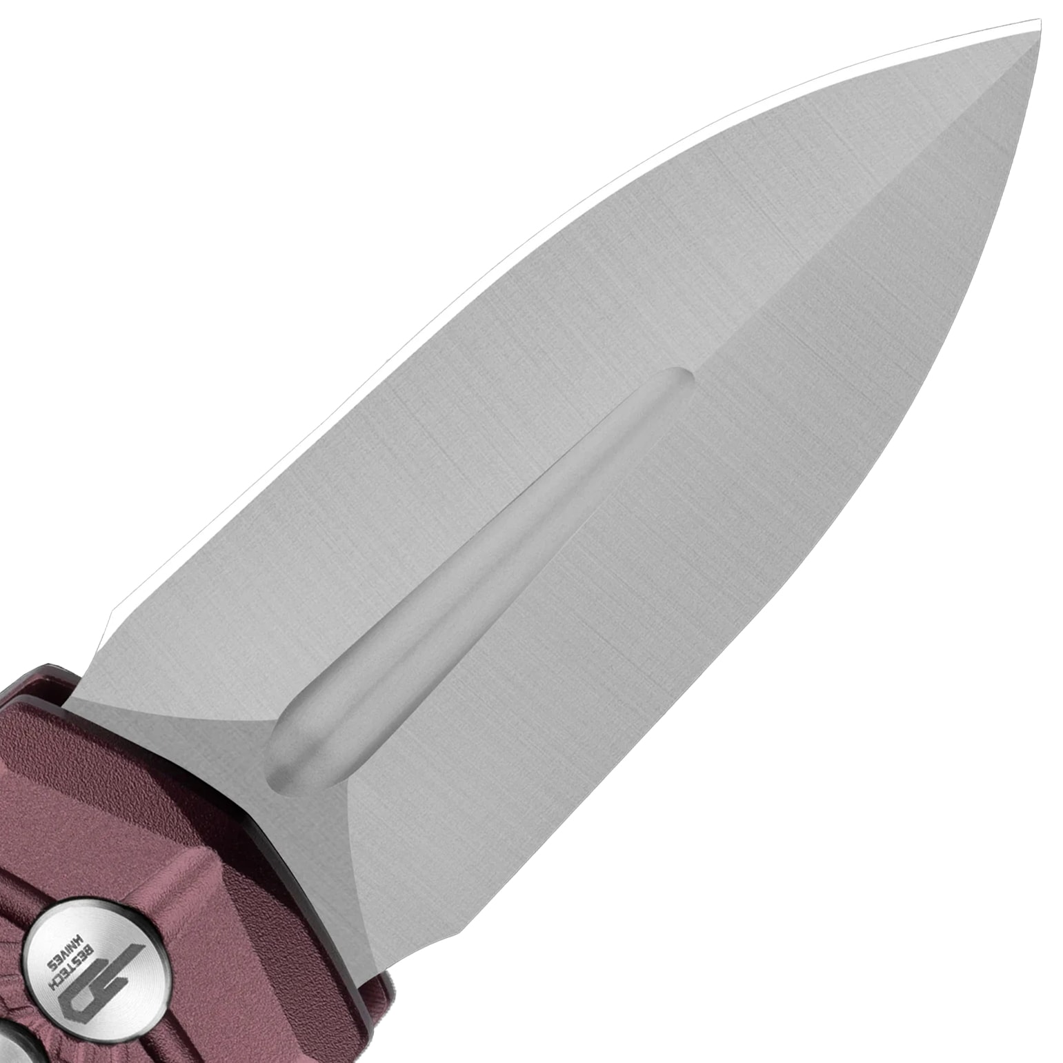 Bestech Knives QUQU Aluminum Folding Knife - Brown