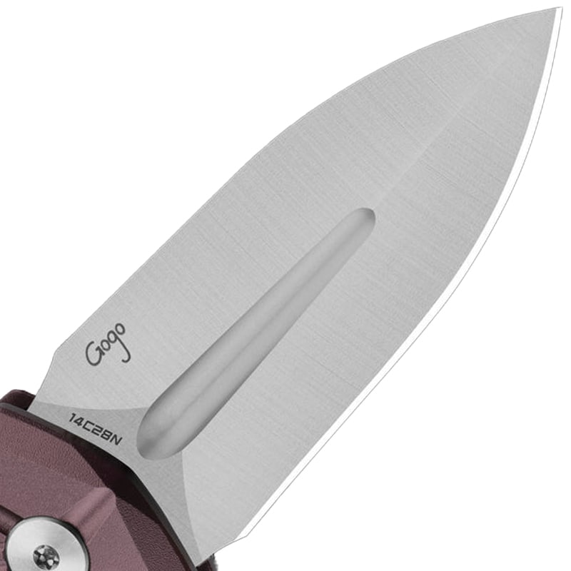 Bestech Knives QUQU Aluminum Folding Knife - Brown