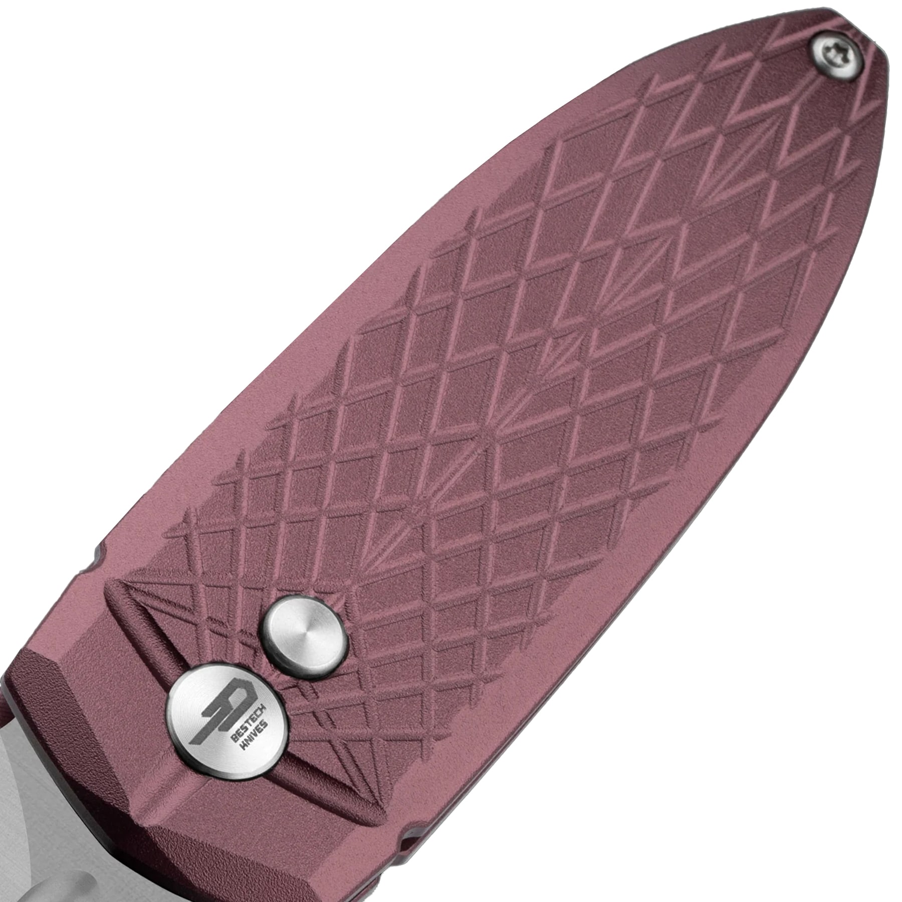 Bestech Knives QUQU Aluminum Folding Knife - Brown