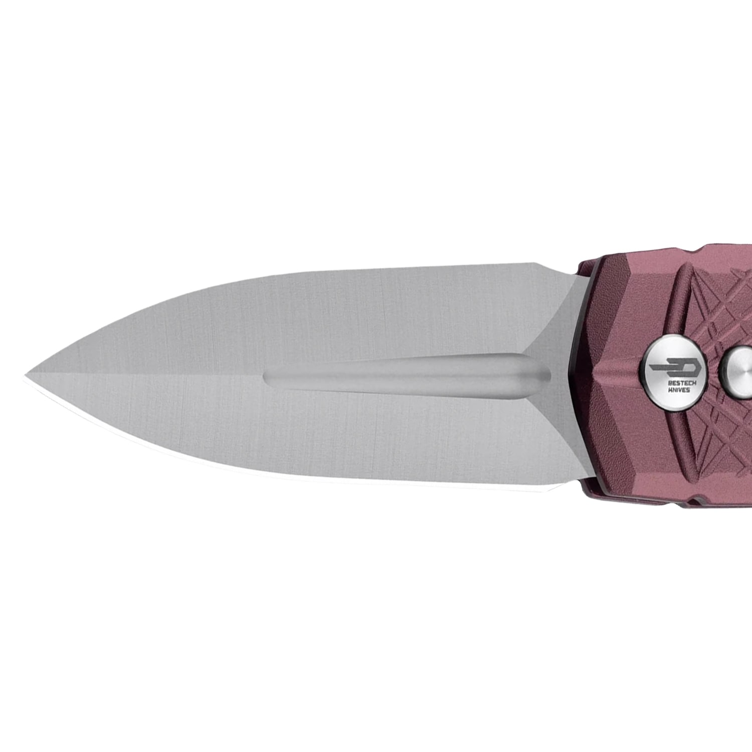 Bestech Knives QUQU Aluminum Folding Knife - Brown