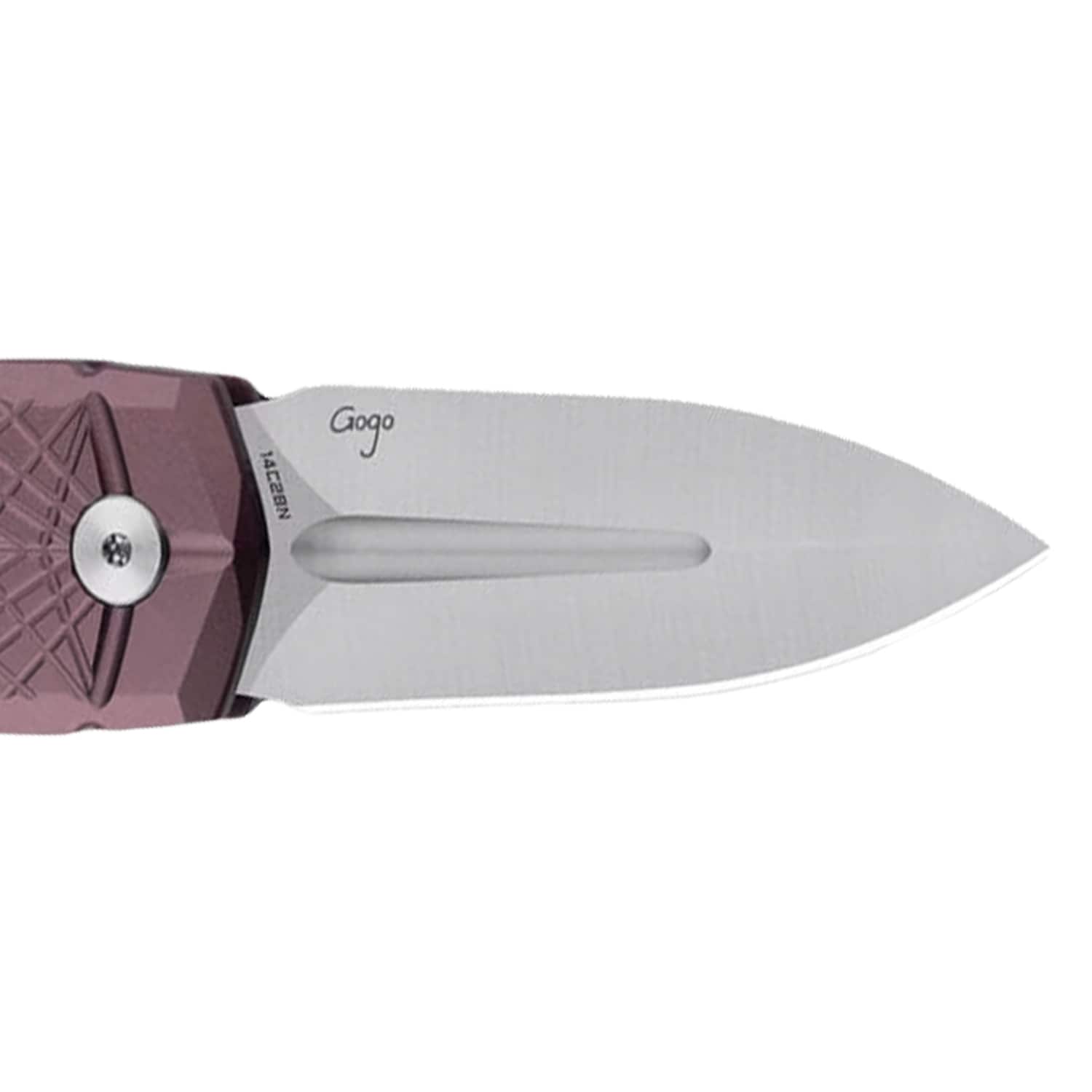 Bestech Knives QUQU Aluminum Folding Knife - Brown