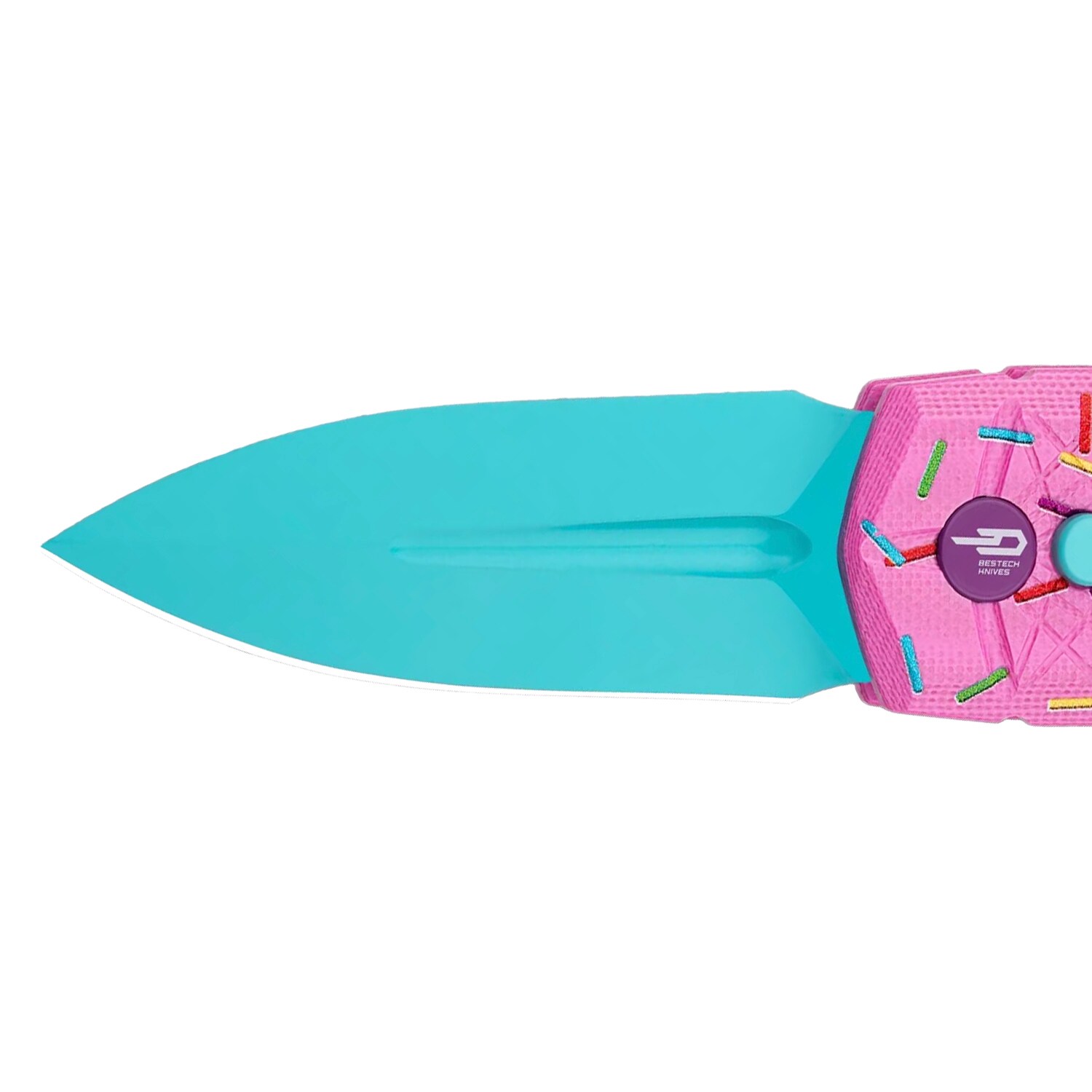 Складаний ніж Bestech Knives QUQU G10 - Pink Sprinkle