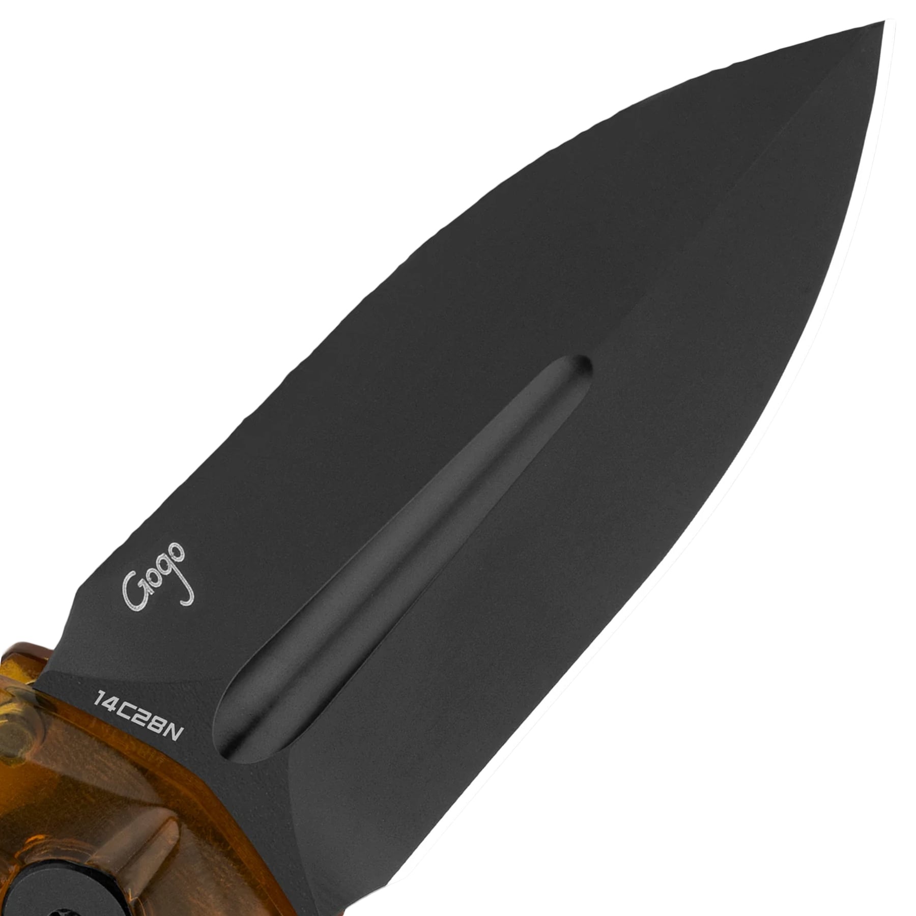 Nóż składany Bestech Knives QUQU Ultem - Polished/DLC