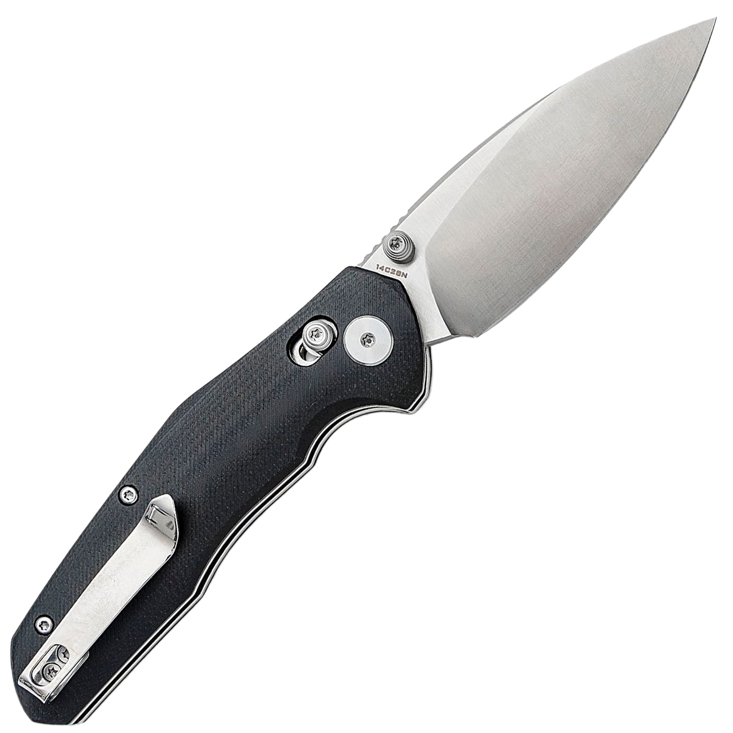 Bestechman Ronan Satin Folding Knife - Black