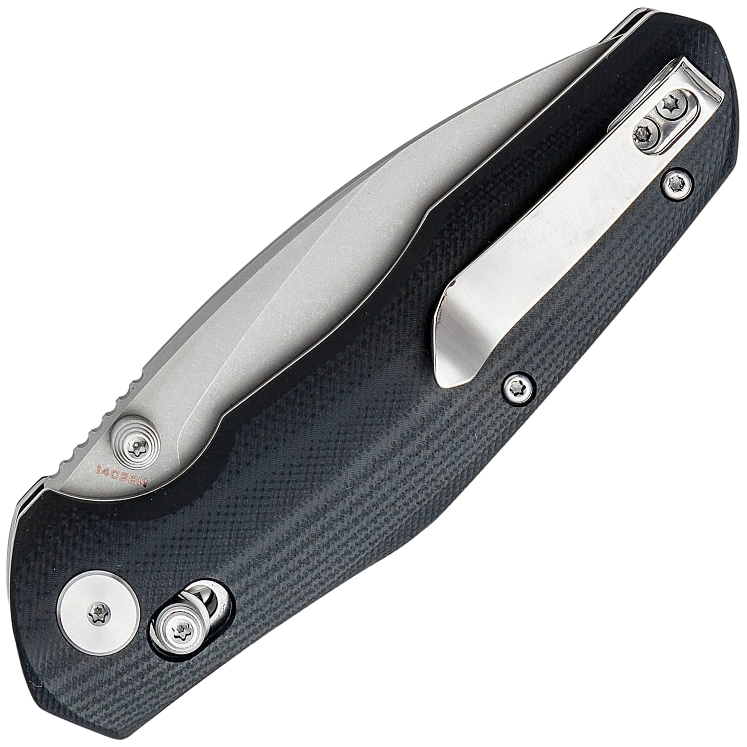 Складаний ніж Bestechman Ronan Stonewash - Black