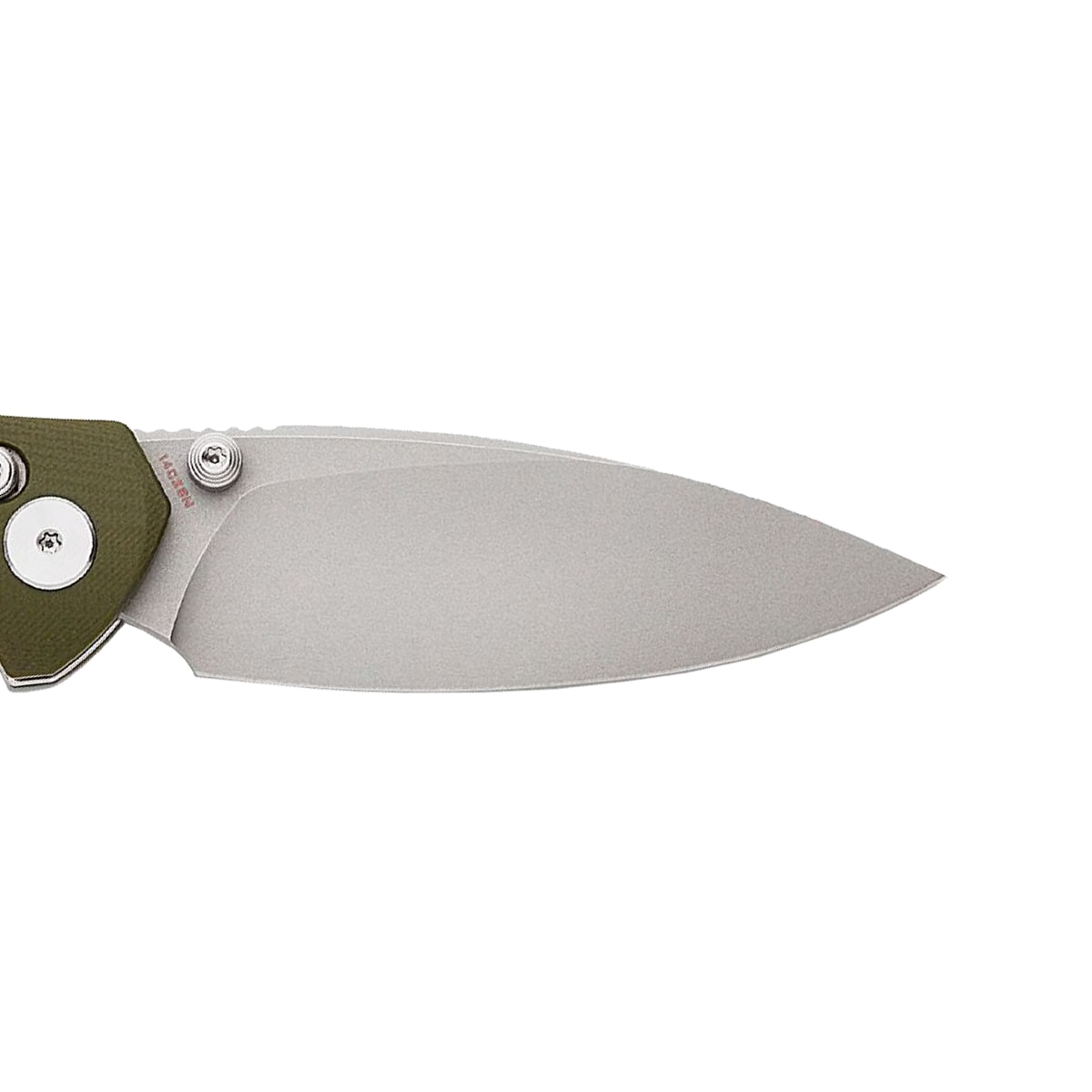 Nóż składany Bestechman Ronan Stonewash - OD Green
