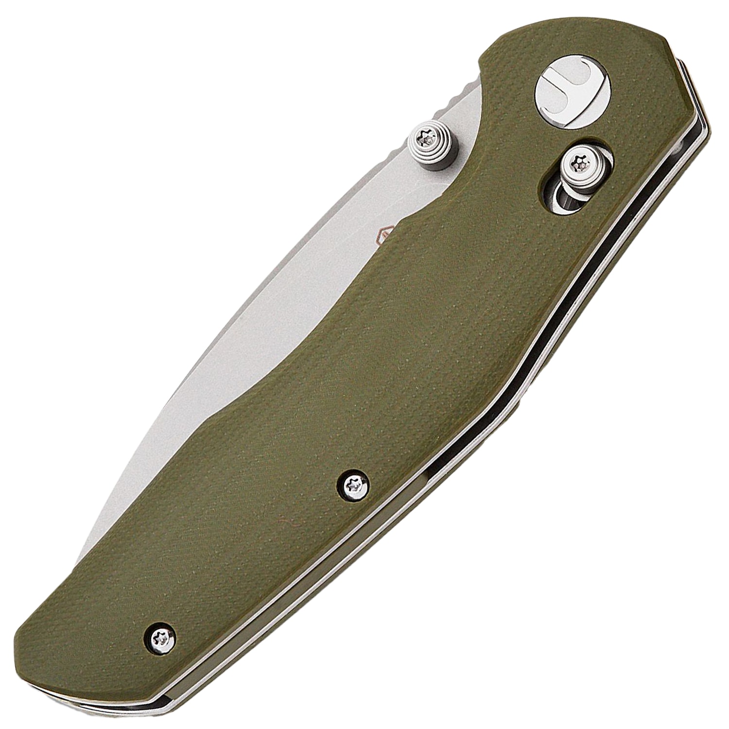 Складаний ніж Bestechman Ronan Stonewash - OD Green