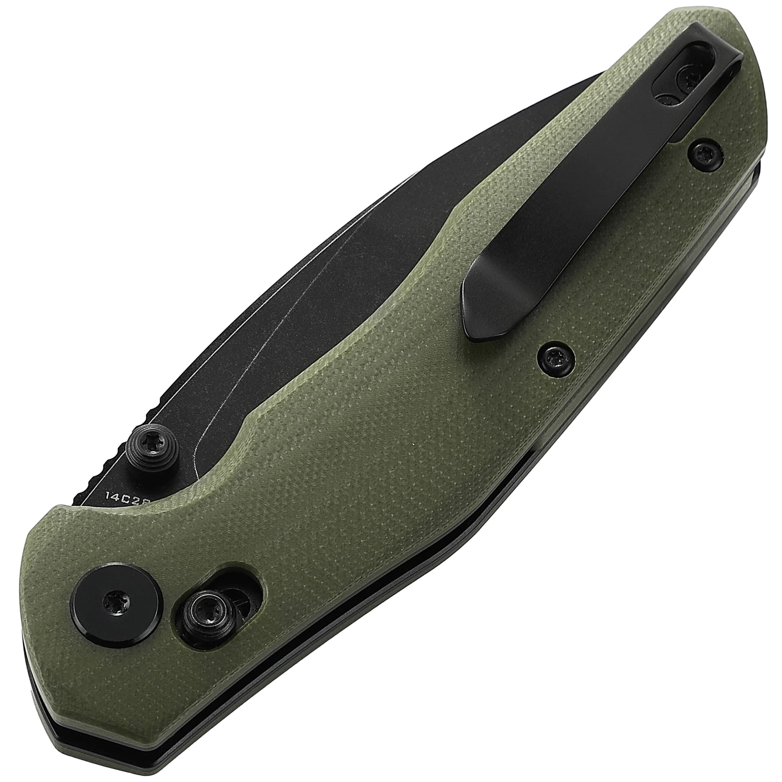 Складаний ніж Bestechman Ronan Black Titanized Stonewash - Olive
