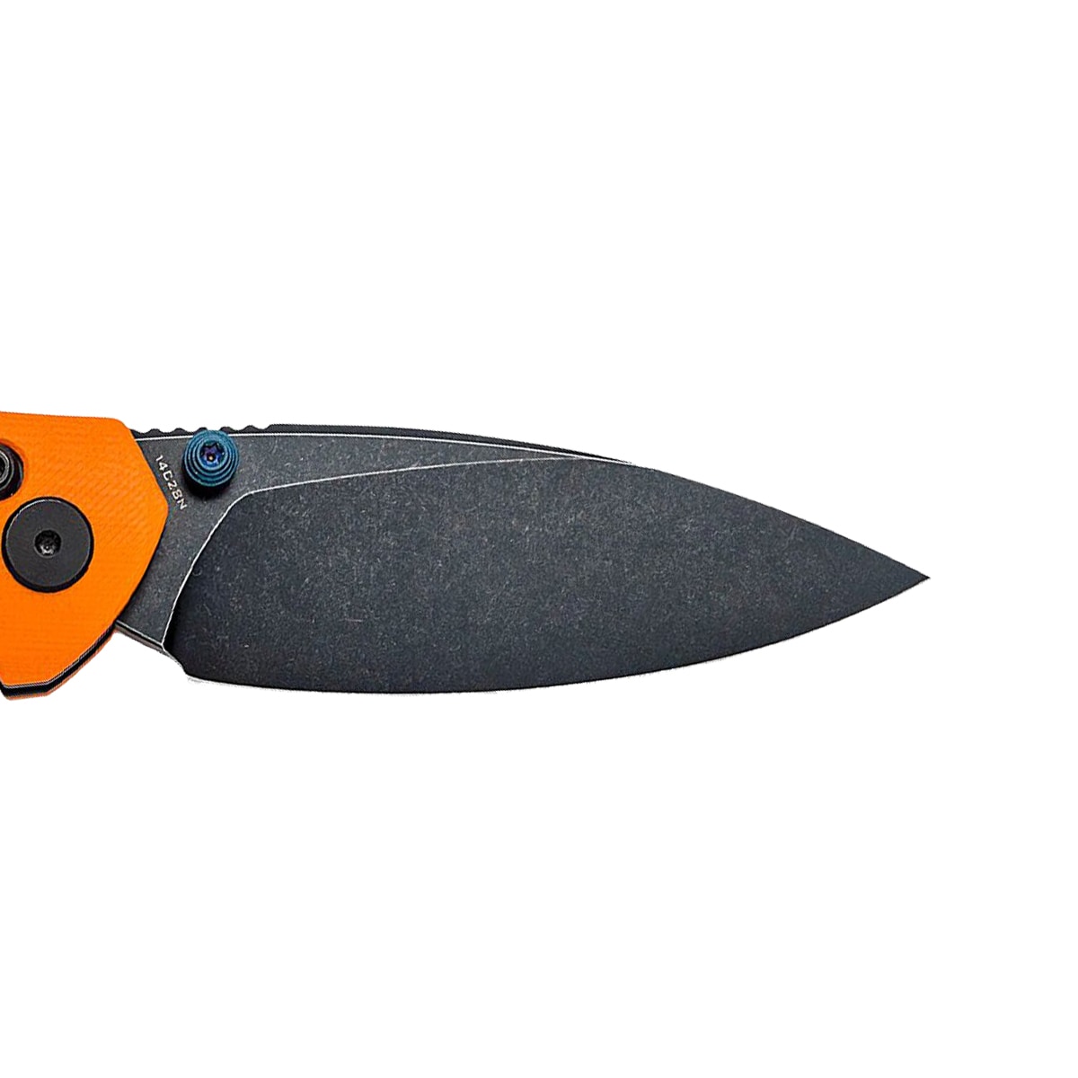 Nóż składany Bestechman Ronan Black Titanized Stonewash - Orange