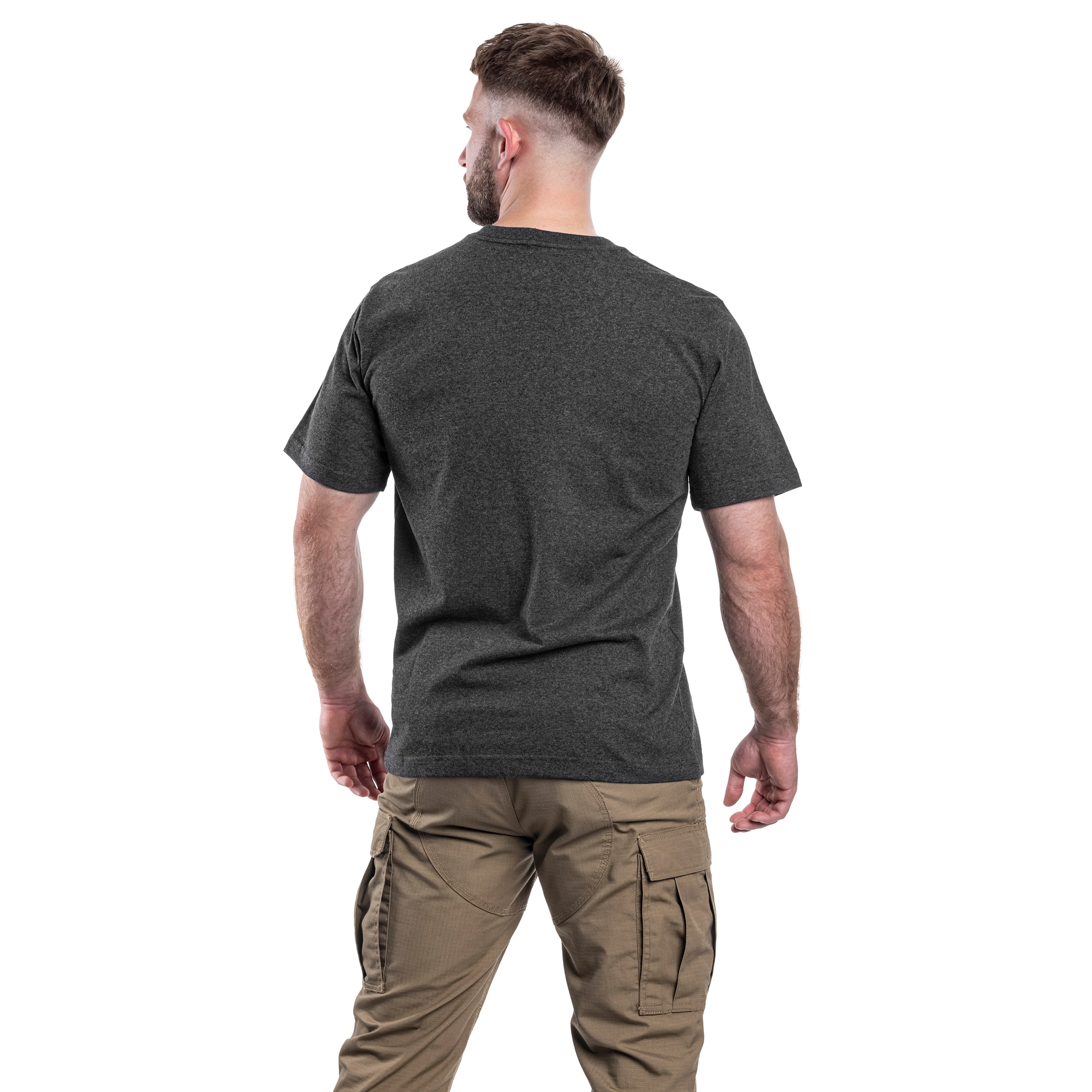 Koszulka T-Shirt Carhartt K87 Pocket - Carbon Heather