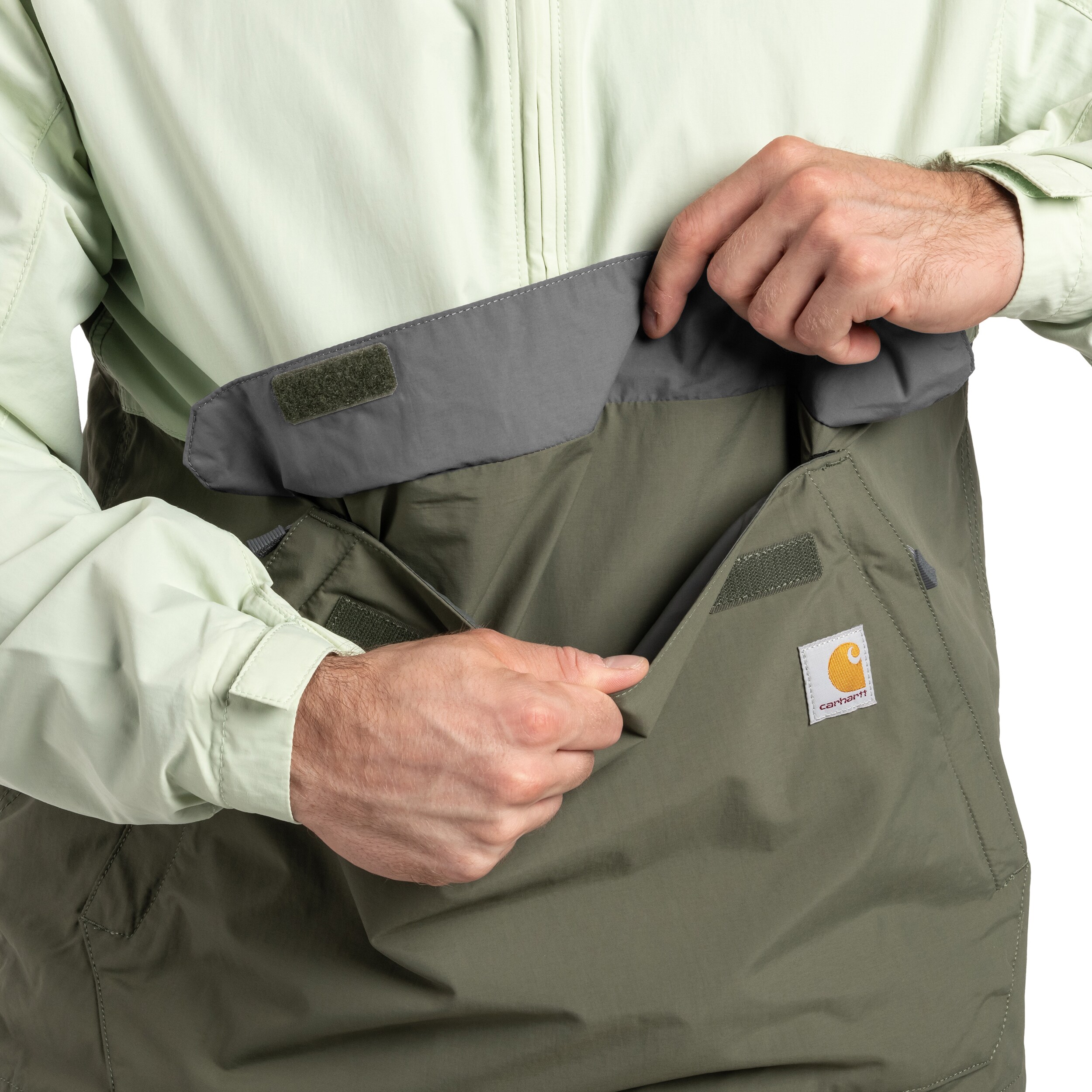 Kurtka Carhartt Anorak Rain Defender Lightweight Packable - Tender Green/Dusty Olive