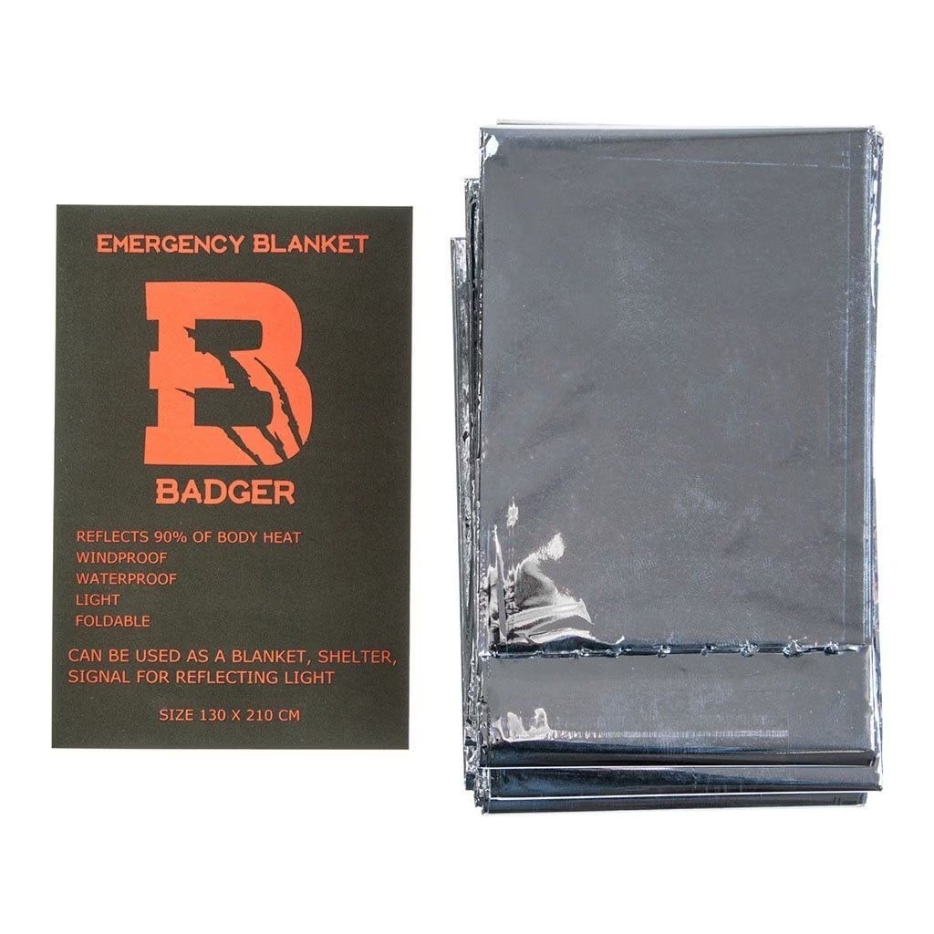 Plecak ewakuacyjny Badger Outdoor Recon 25 l Black - z wyposażeniem
