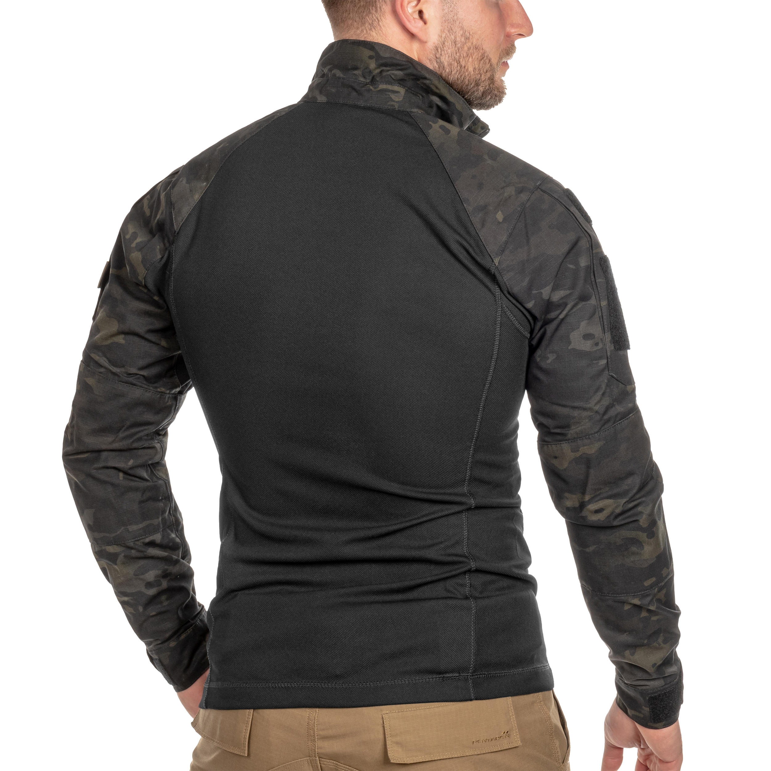 Bluza Helikon MCDU Combat Shirt NyCo Rip-Stop - MultiCam Black 