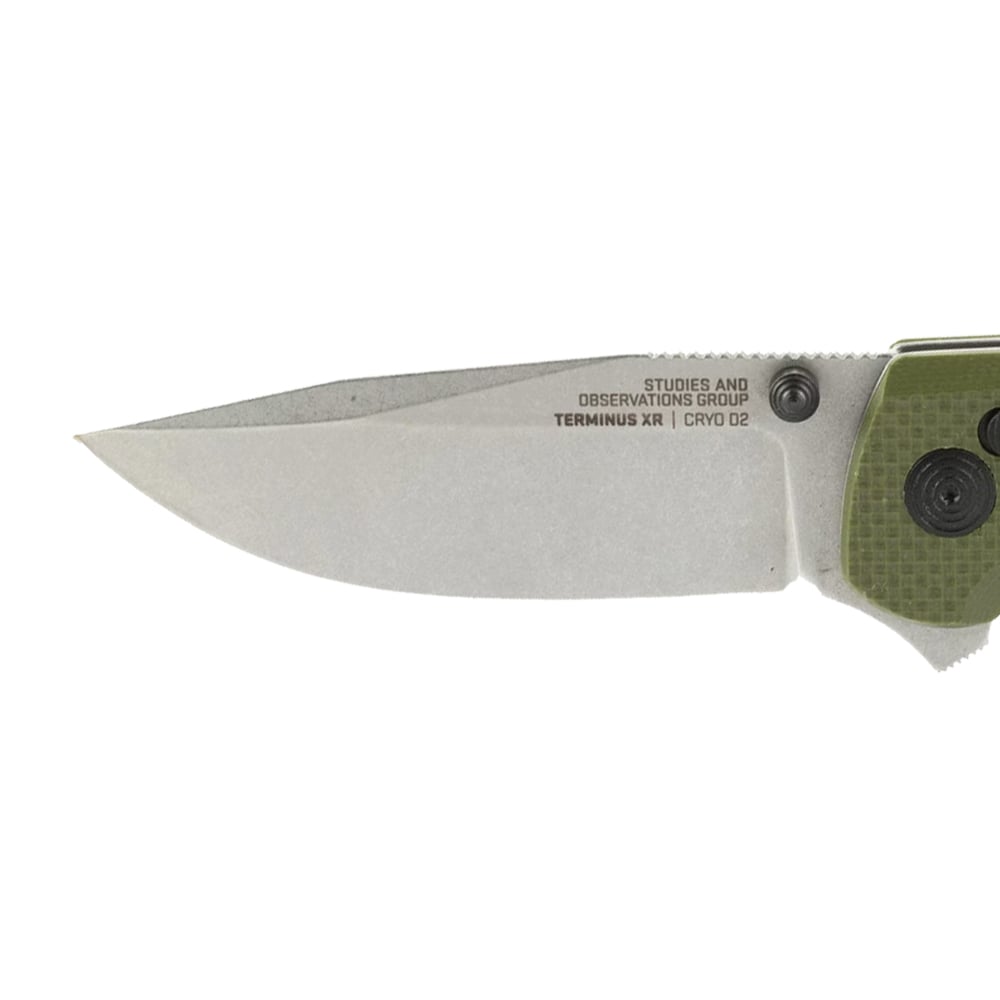 SOG Terminus XR G10 Satin folding knife - Olive Drab