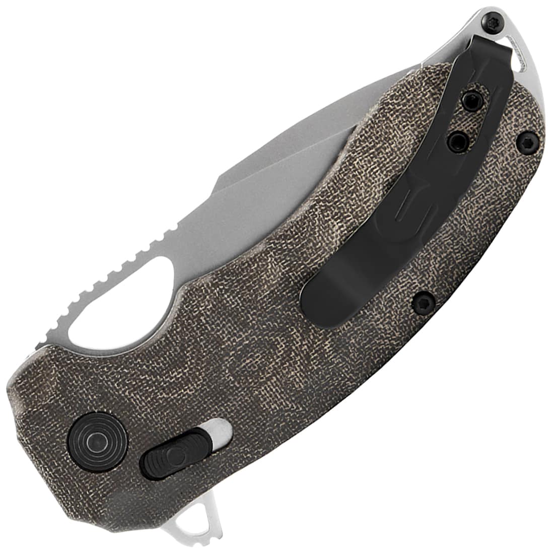 Nóż składany SOG Kiku XR - Natural Linen Micarta