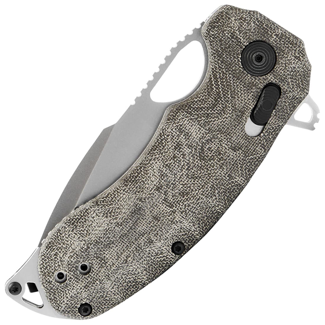 Nóż składany SOG Kiku XR - Natural Linen Micarta