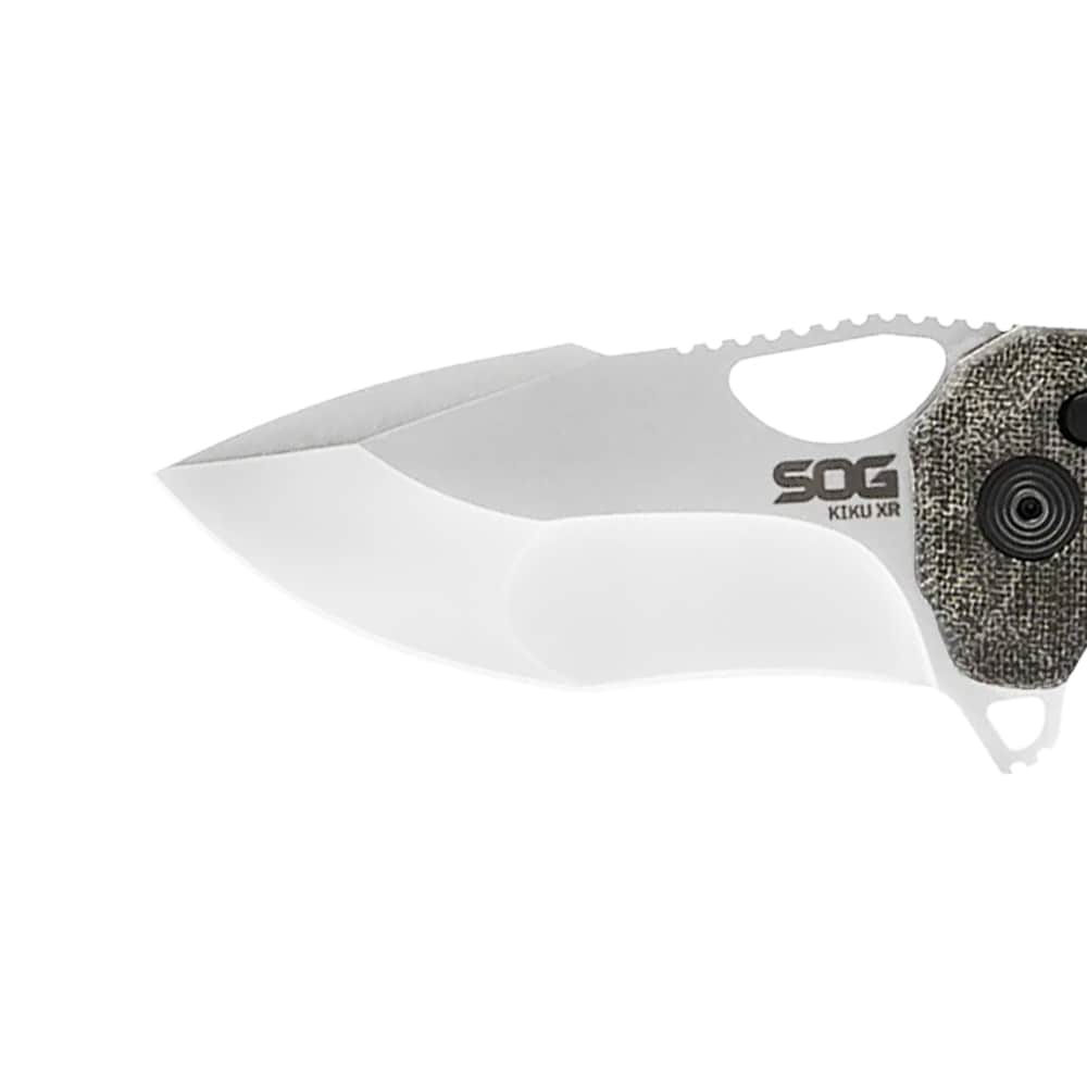 Nóż składany SOG Kiku XR - Natural Linen Micarta
