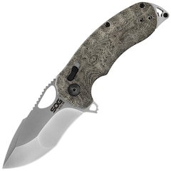Nóż składany SOG Kiku XR - Natural Linen Micarta