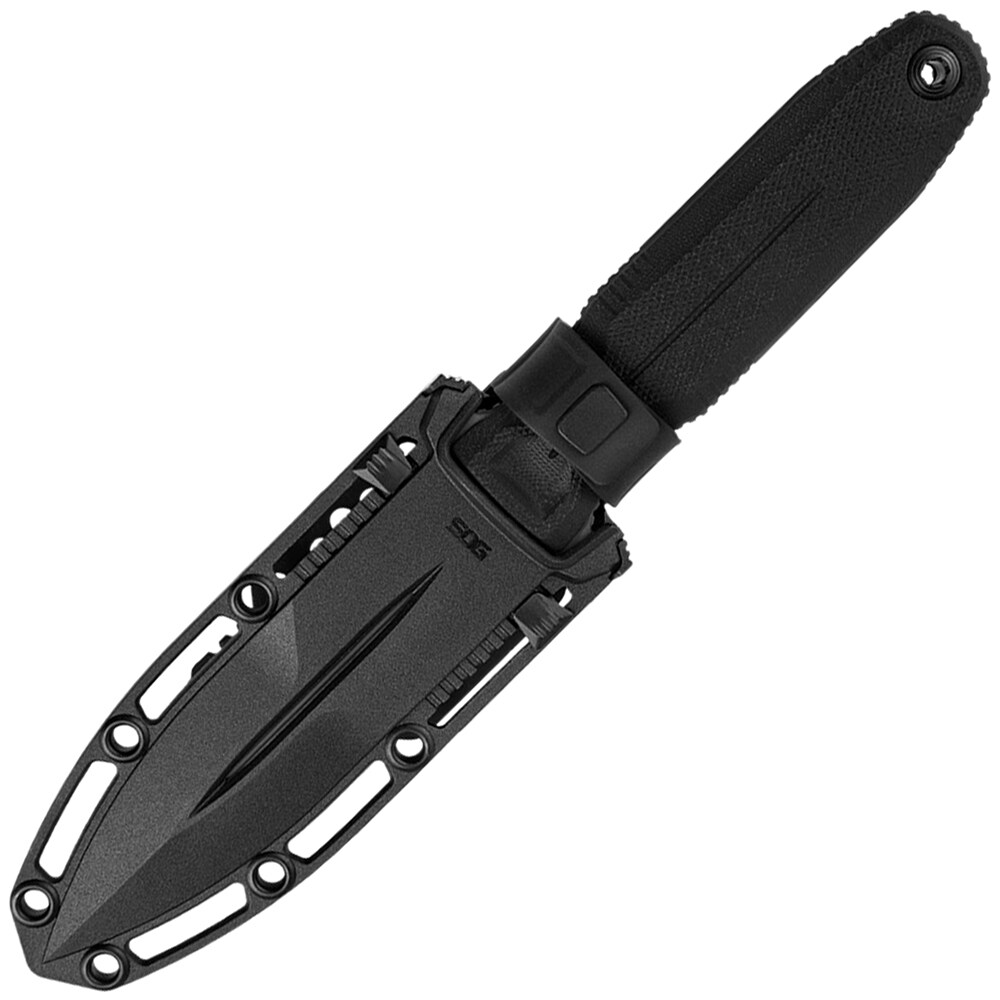 SOG Pentagon FX Fixed Blade Knife - Blackout
