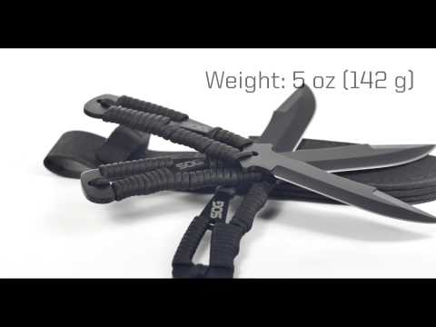 Nóż rzutka SOG Throwing Knives Black - 3 szt.