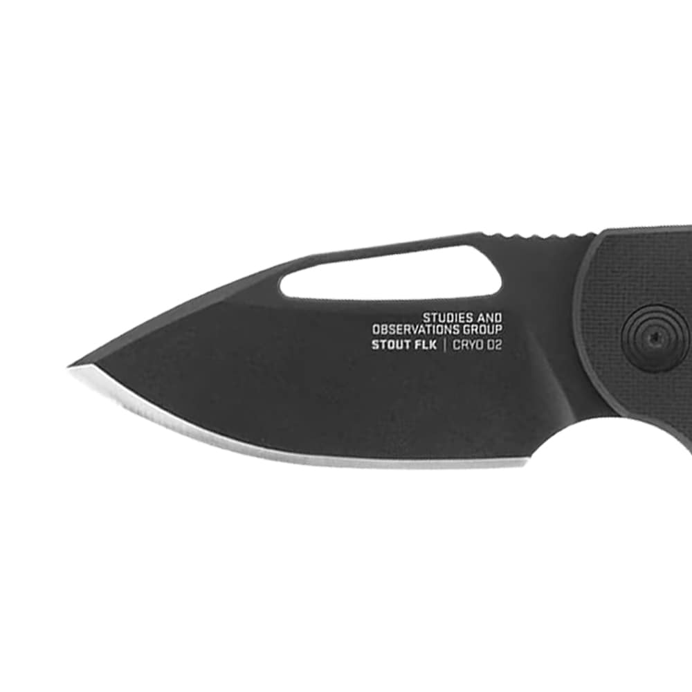 SOG Stout FLK Folding Knife - Blackout