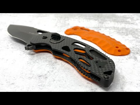 Nóż składany SOG Kiku XR LTE - Orange G10
