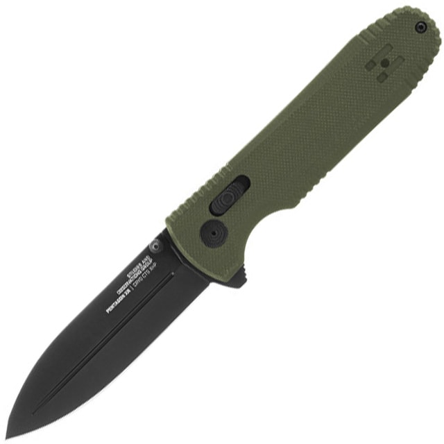 Nóż składany SOG Pentagon XR  - OD Green