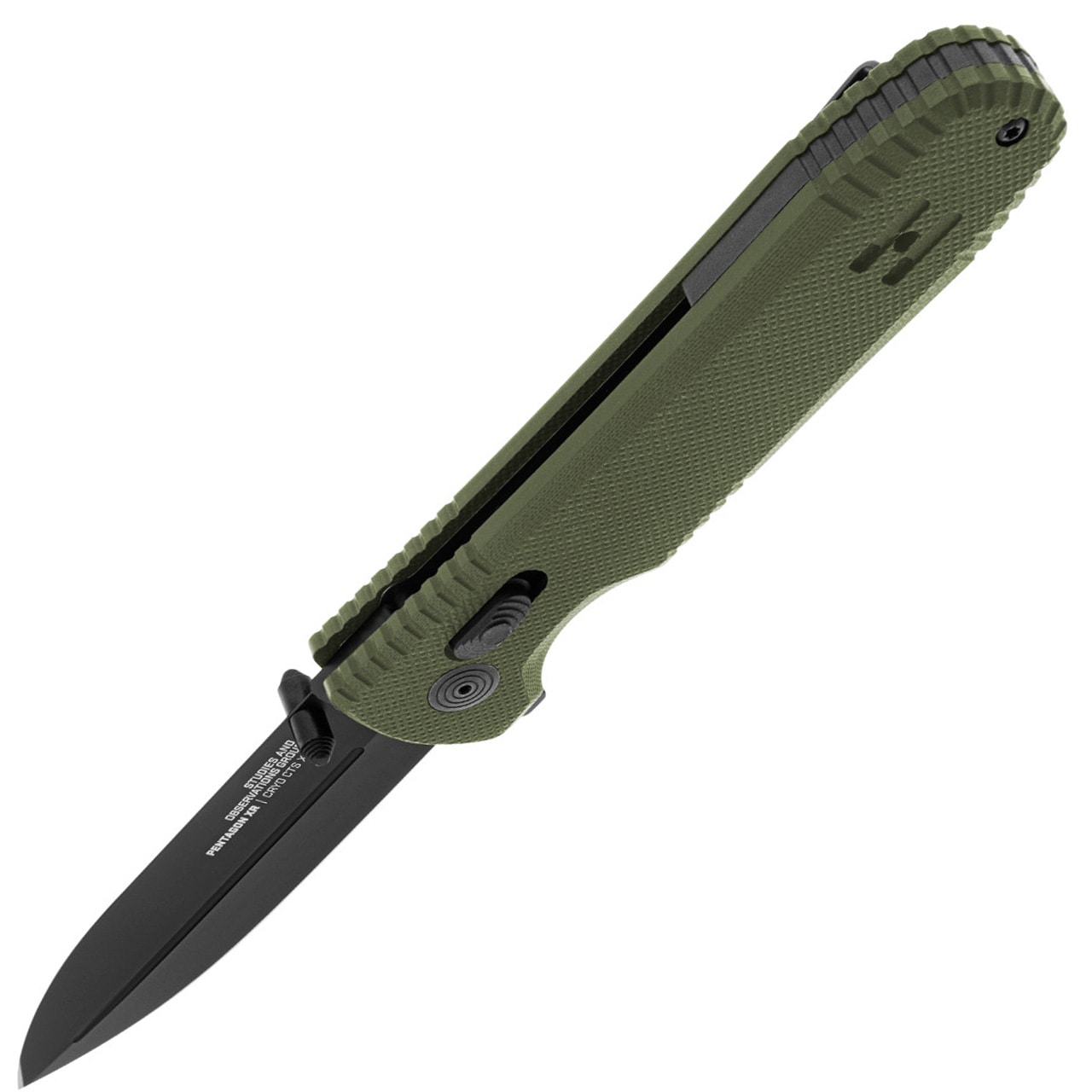 SOG Pentagon XR Folding Knife - OD Green