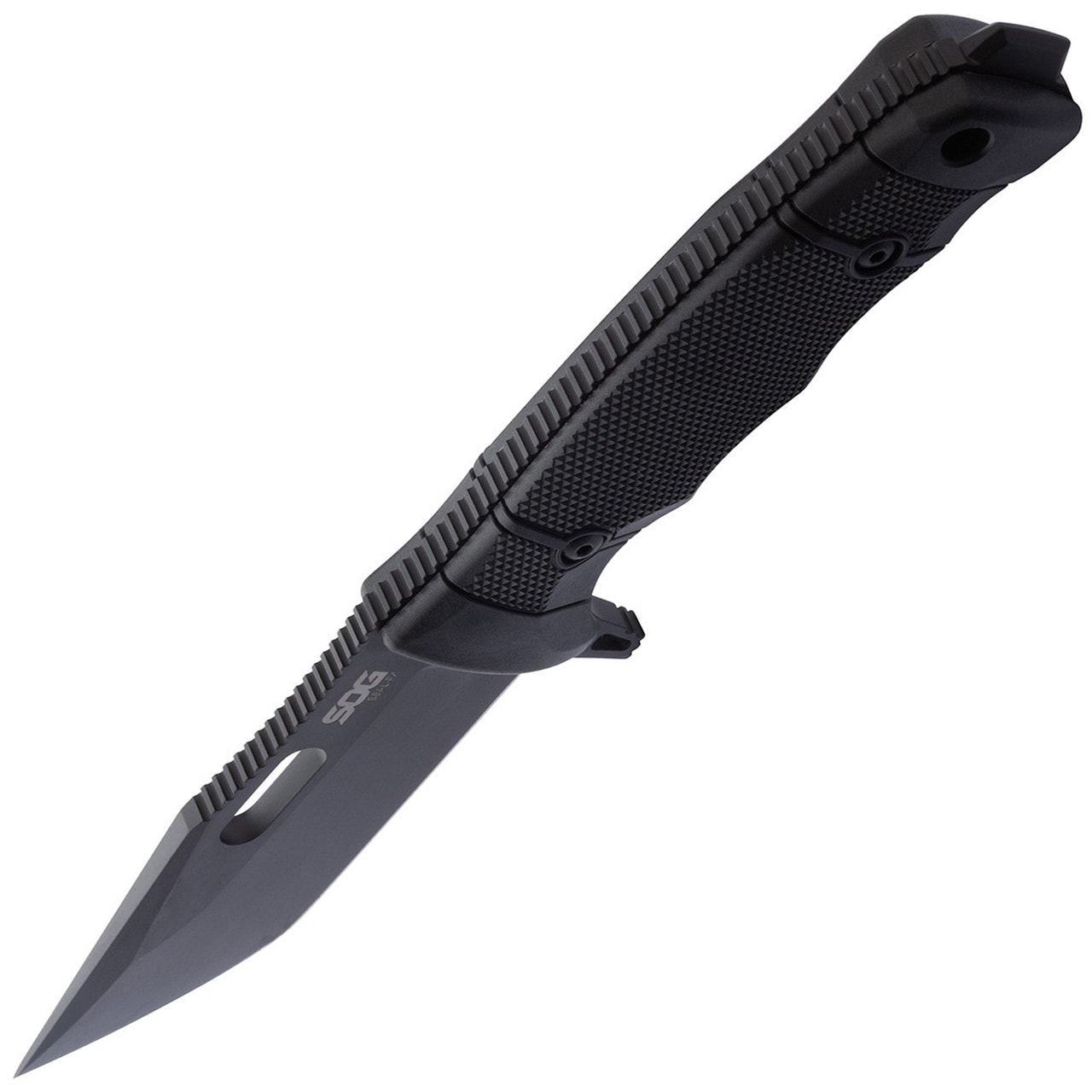 SOG Seal FX Tanto Fixed Blade Knife - Black