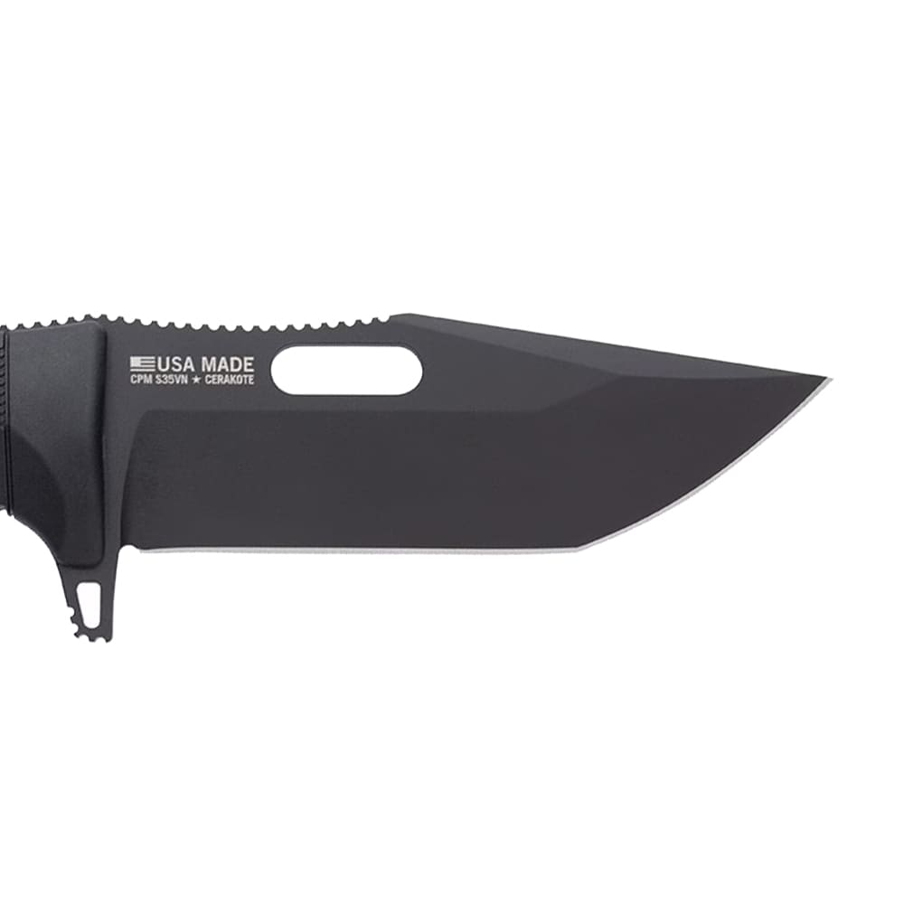 SOG Seal FX Tanto Fixed Blade Knife - Black