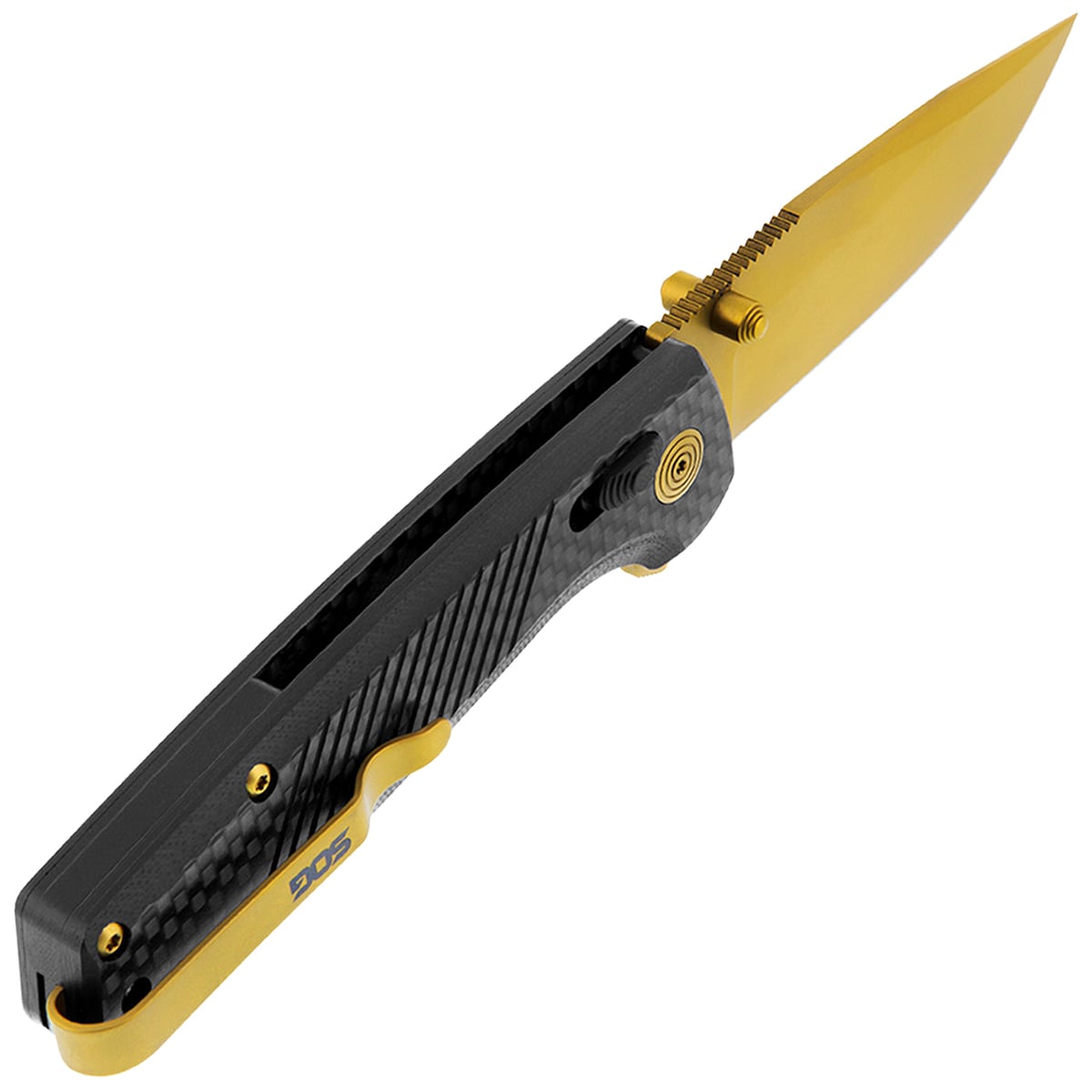 Nóż składany SOG Terminus XR LTE Carbon - Gold