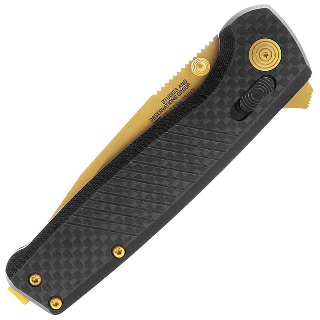 Nóż składany SOG Terminus XR LTE Carbon - Gold