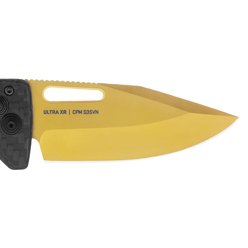 Nóż składany SOG Ultra XR - Carbon/Gold