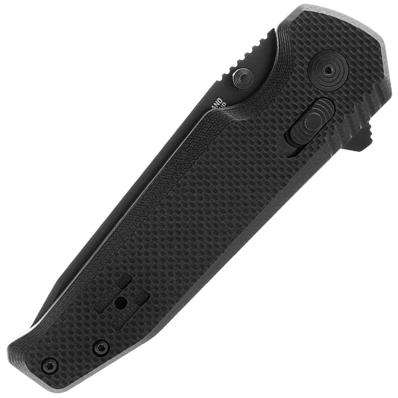 SOG Vision XR Straight Edge Folding Knife - Black
