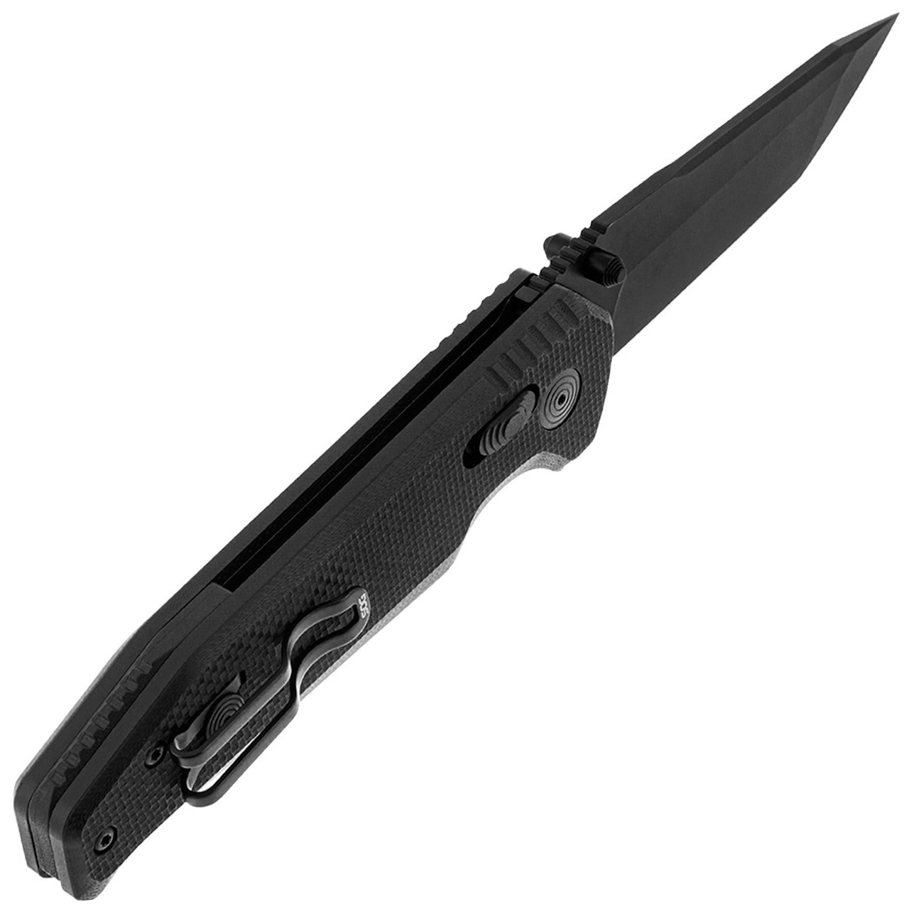 SOG Vision XR Straight Edge Folding Knife - Black
