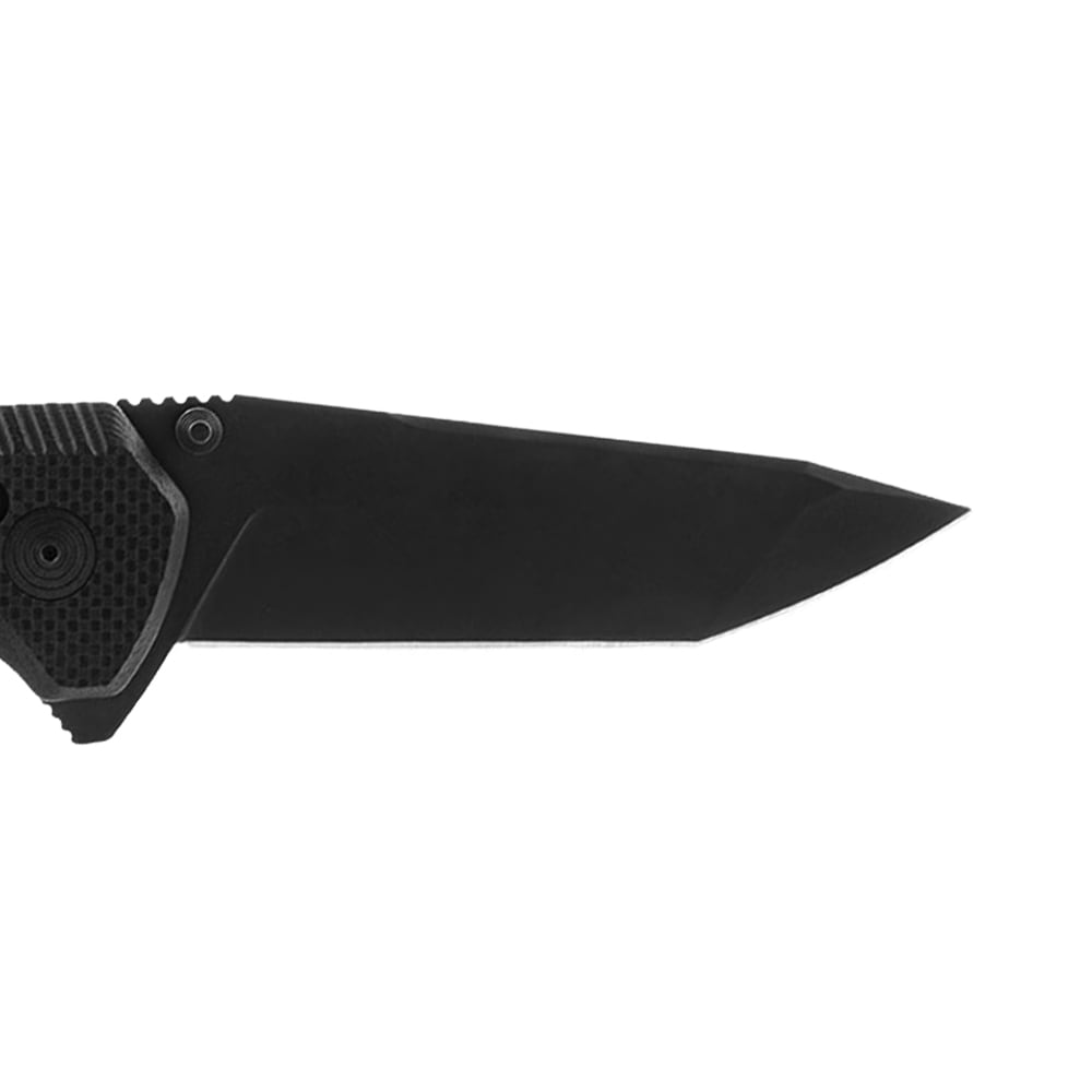 SOG Vision XR Straight Edge Folding Knife - Black