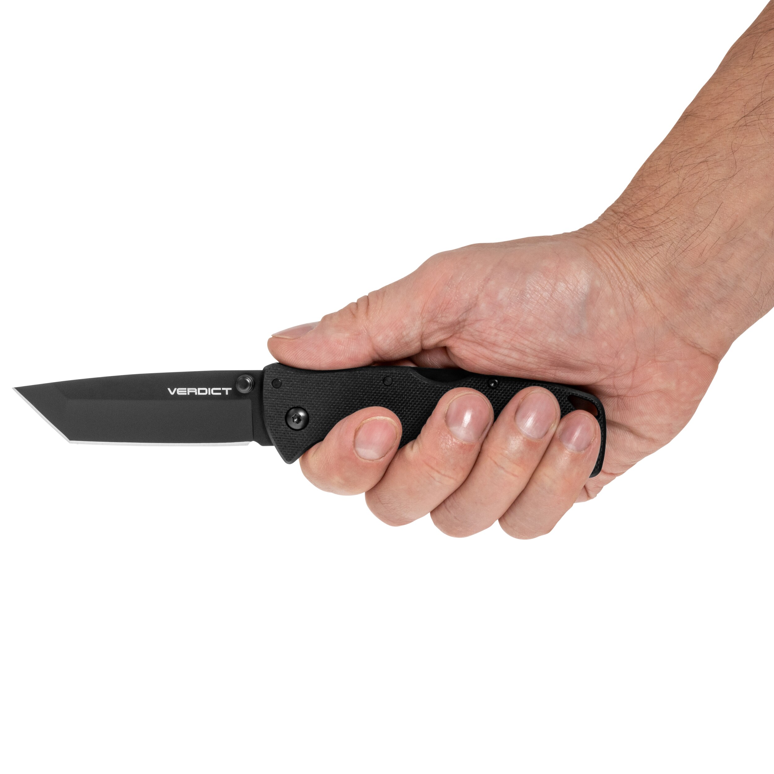 Nóż składany Cold Steel Verdict Tanto AUS-10A - Black