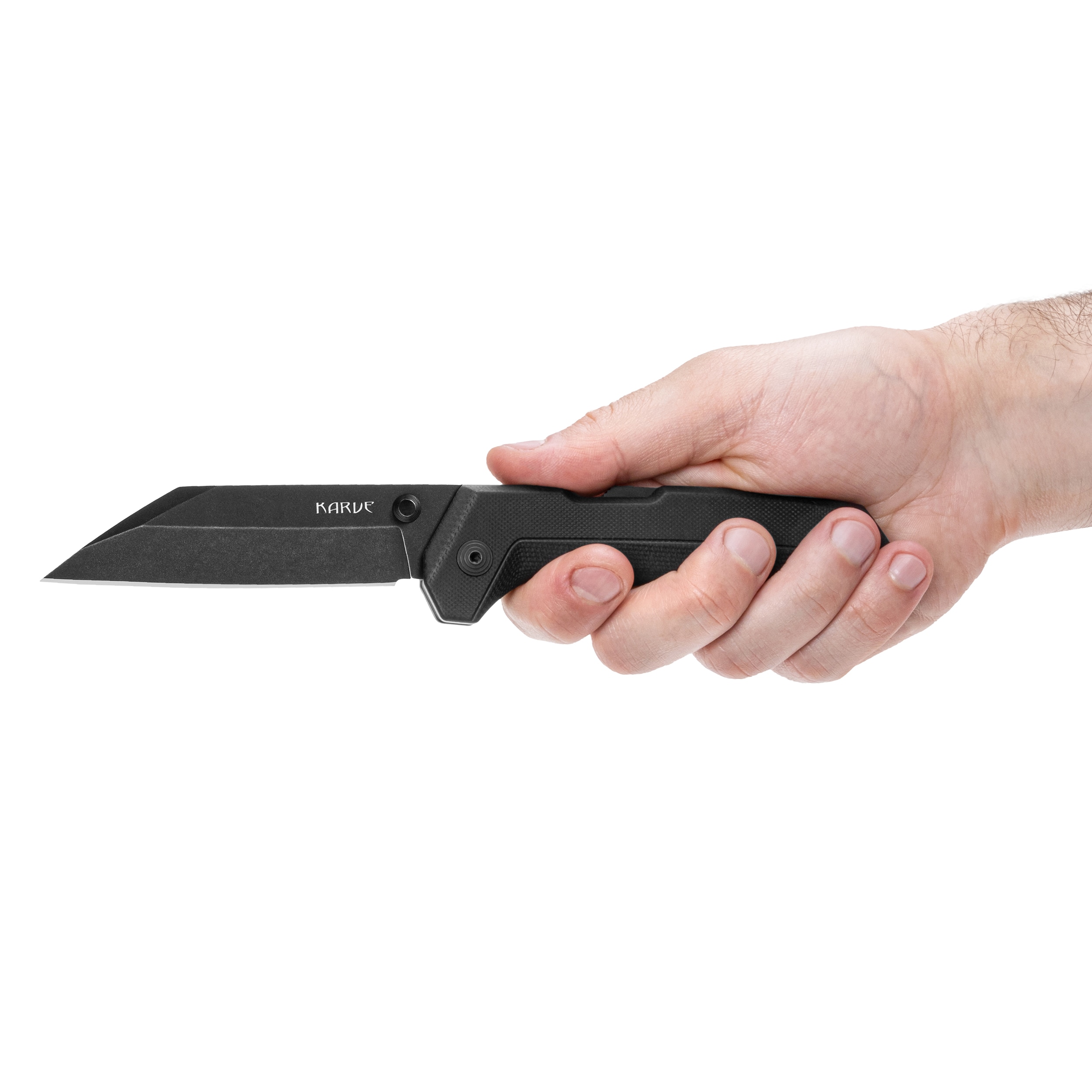 Nóż składany Karve Cold Steel AUS-10A - Black