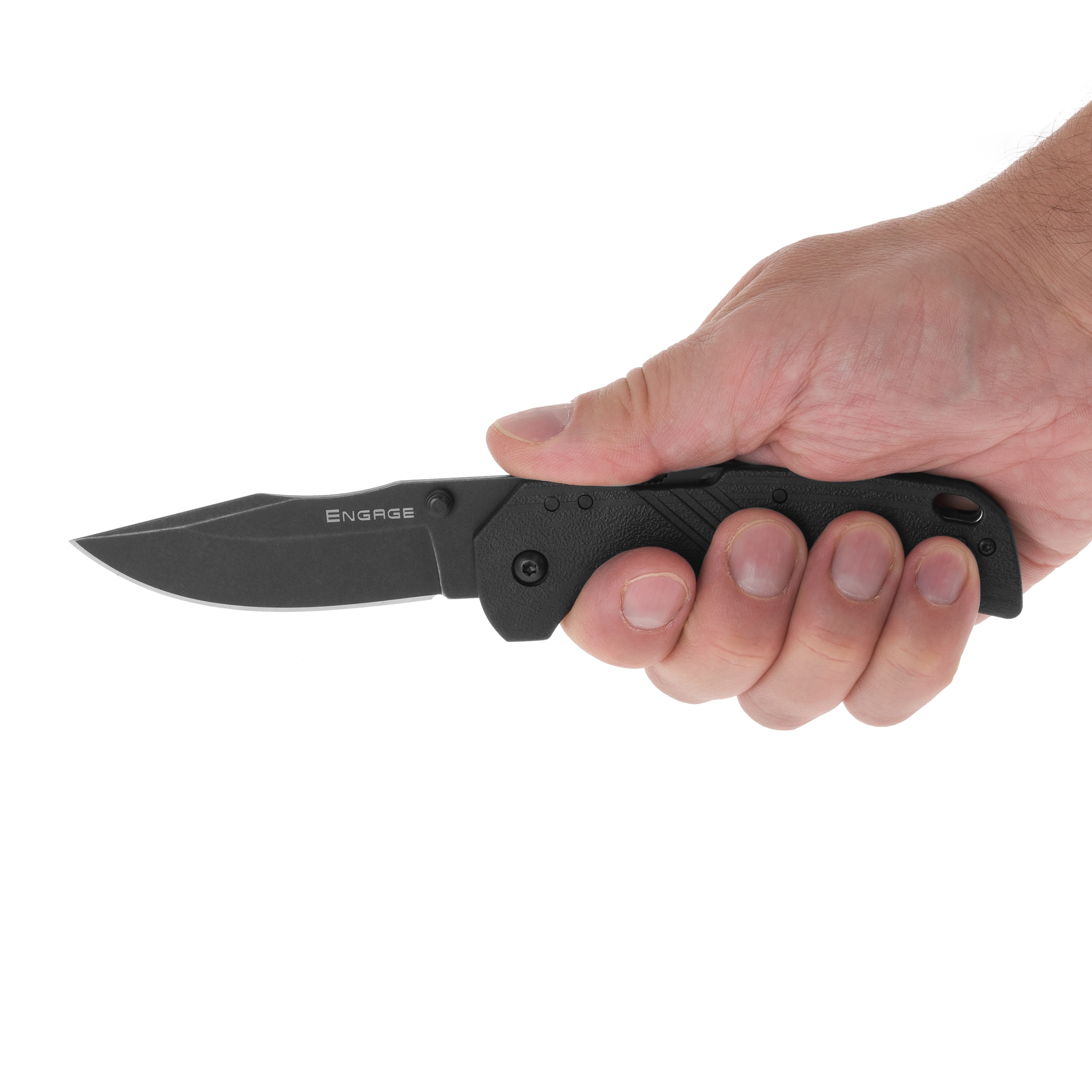 Складаний ніж Cold Steel Engage AUS-10A - Black/Black