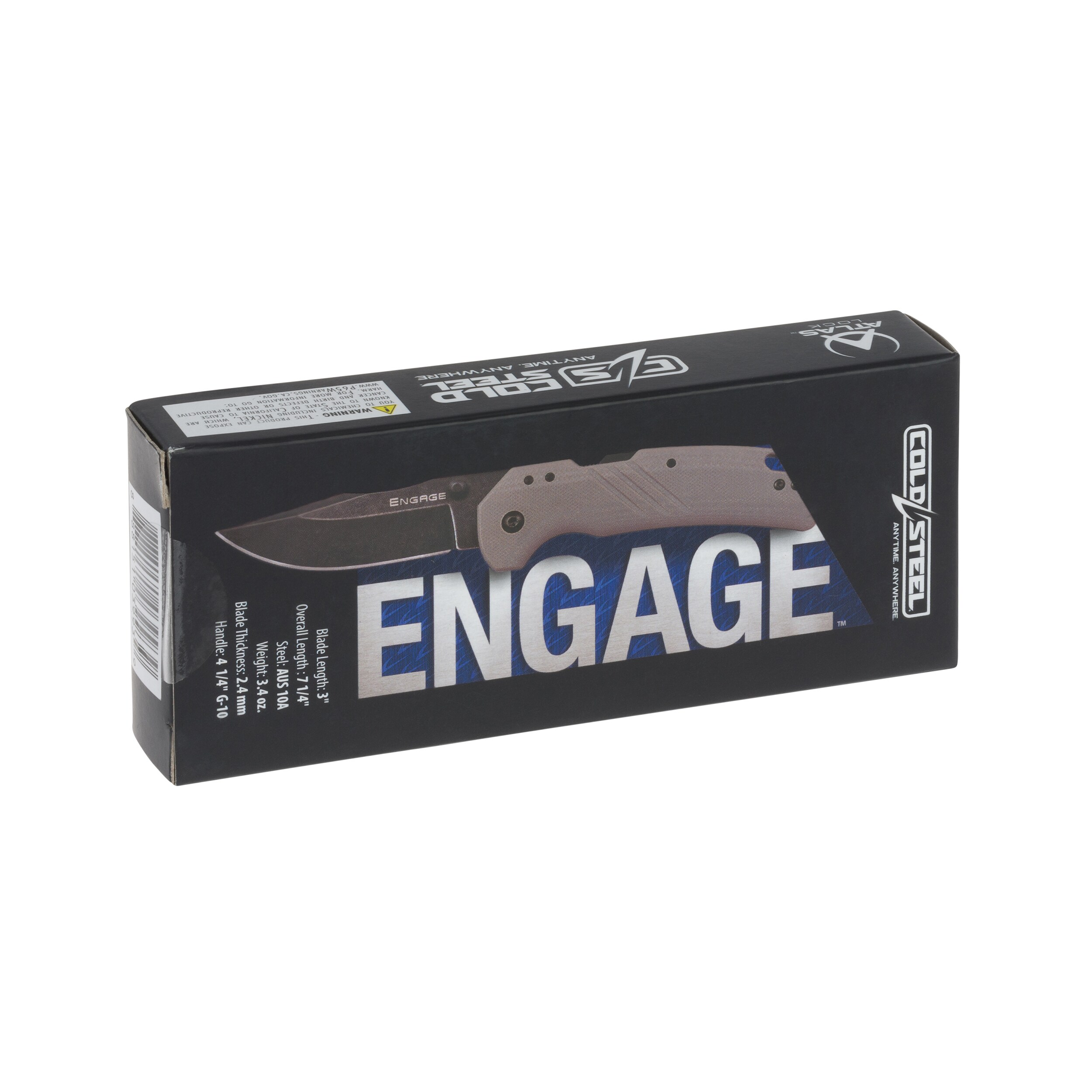 Складаний ніж Cold Steel Engage AUS-10A - Grey