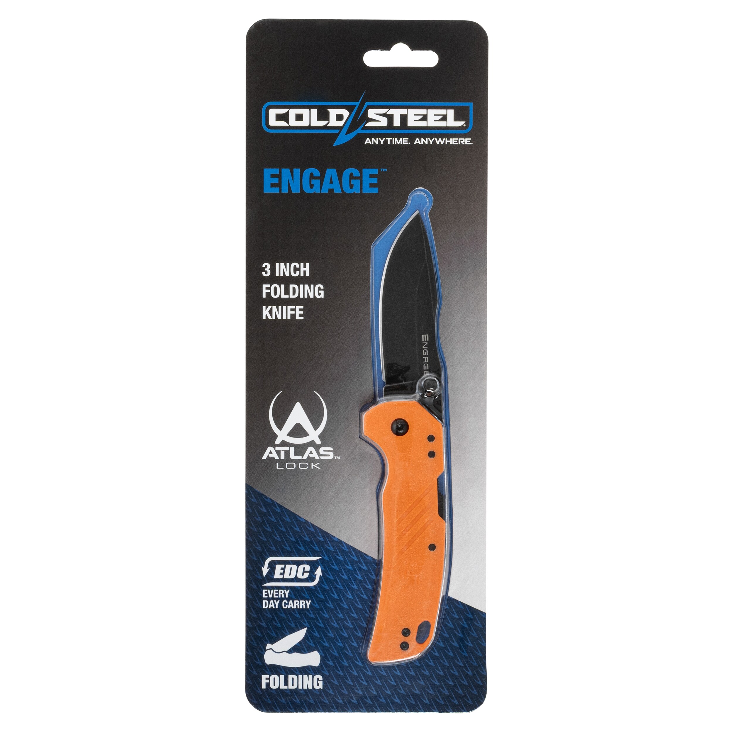 Cold Steel Engage 4116SS Folding Knife - Blaze Orange