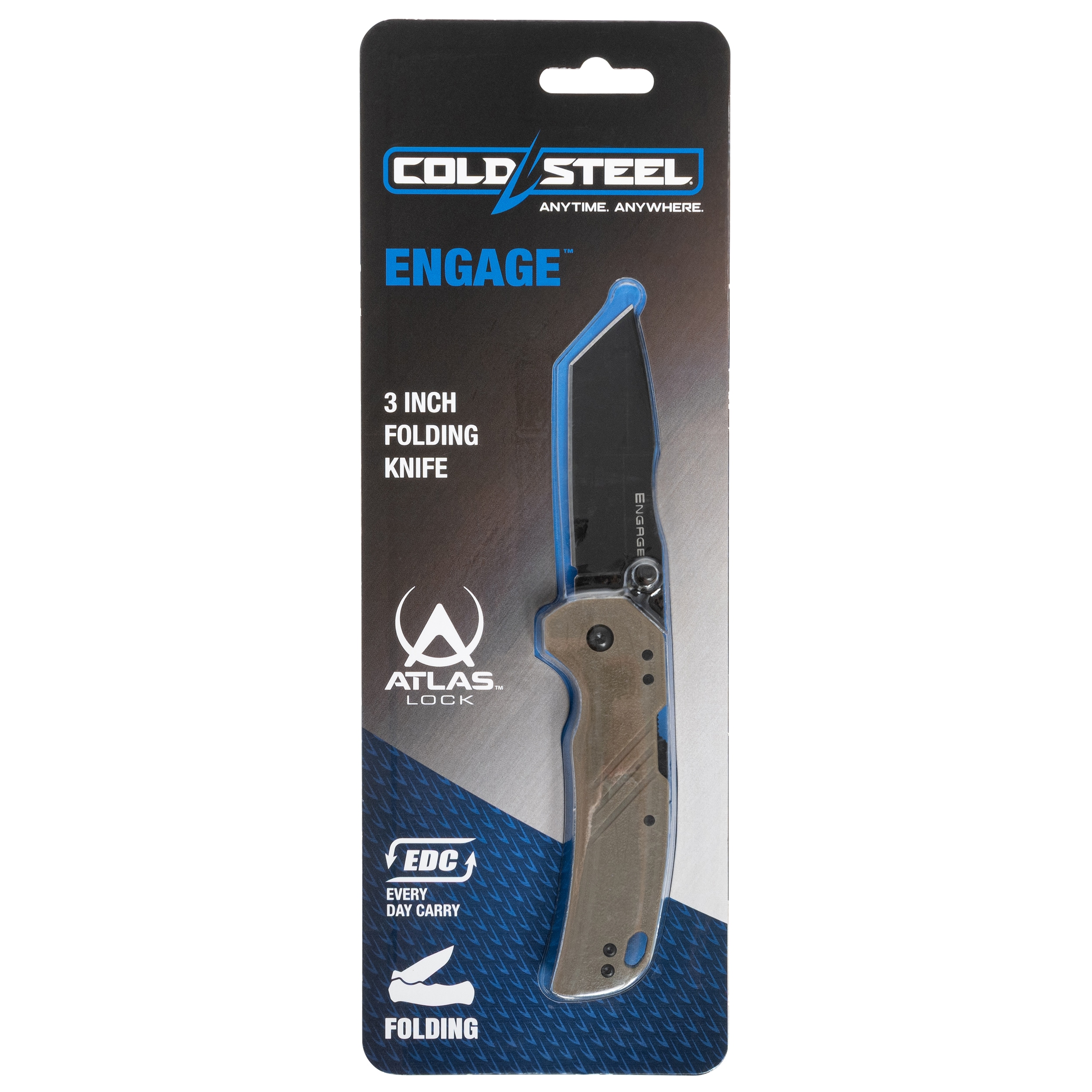 Nóż składany Cold Steel Engage 4116SS Tanto - FDE