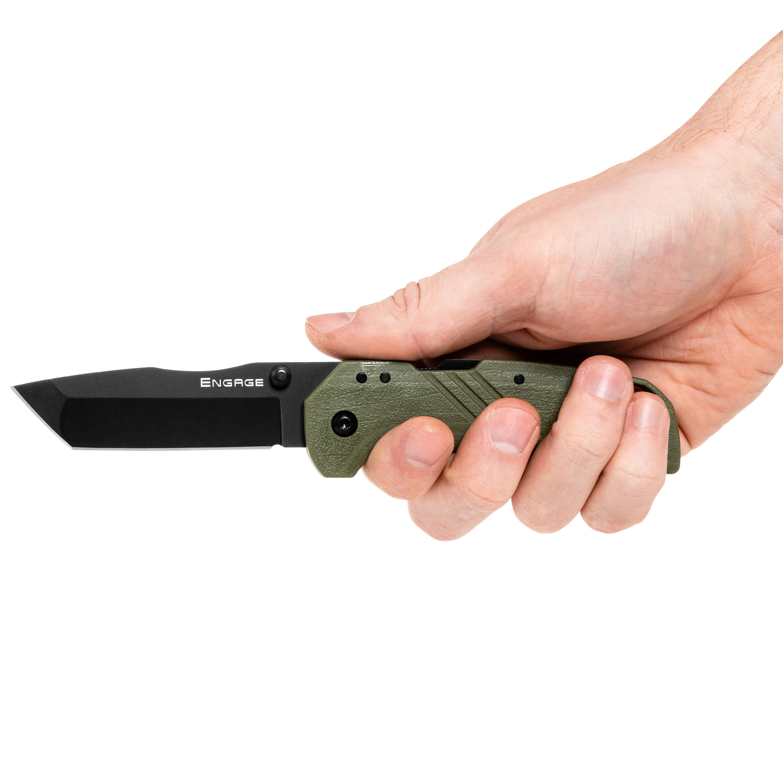Cold Steel Engage 4116SS Tanto Folding Knife - OD Green