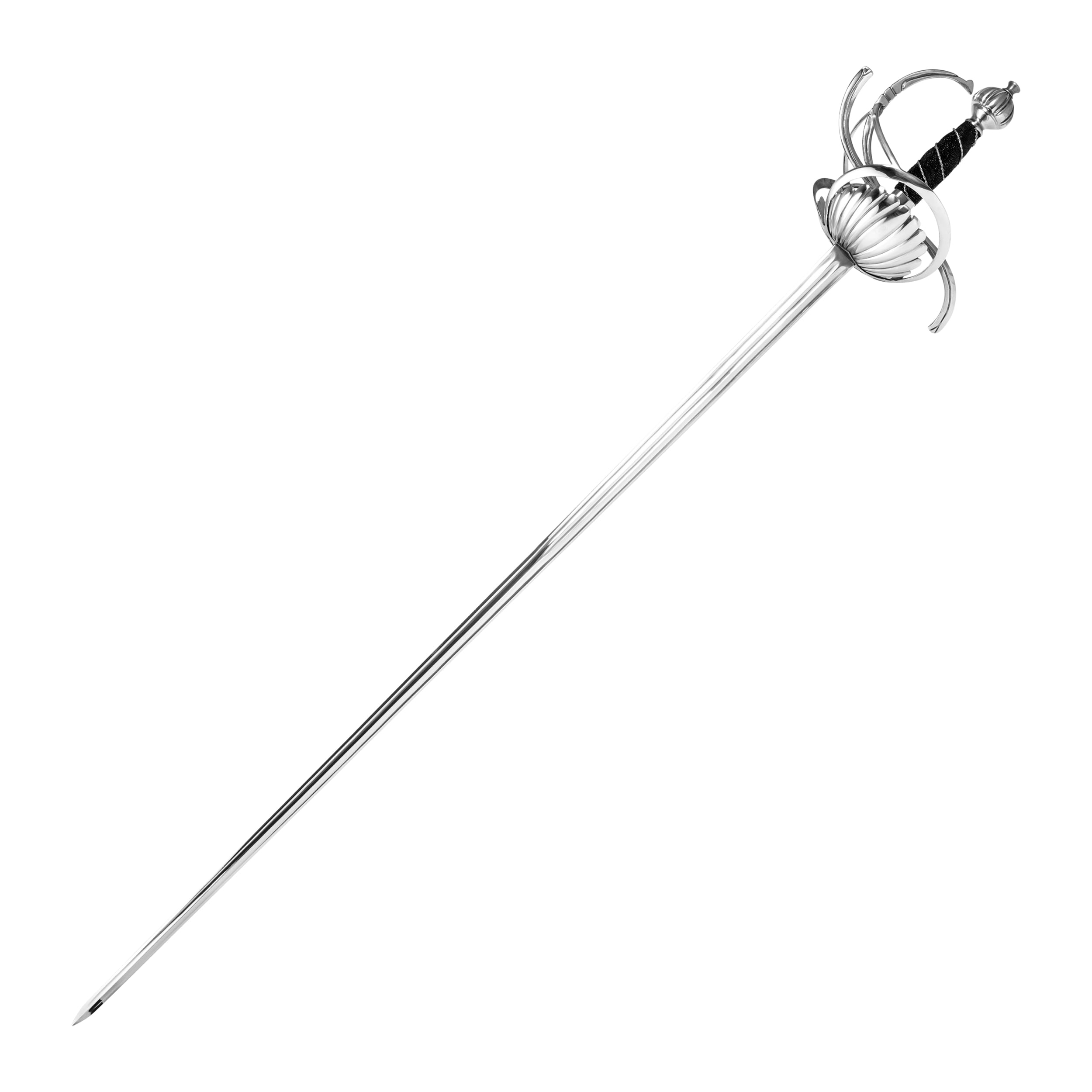 Rapier Cold Steel Ribbed Shell Swept Hilt