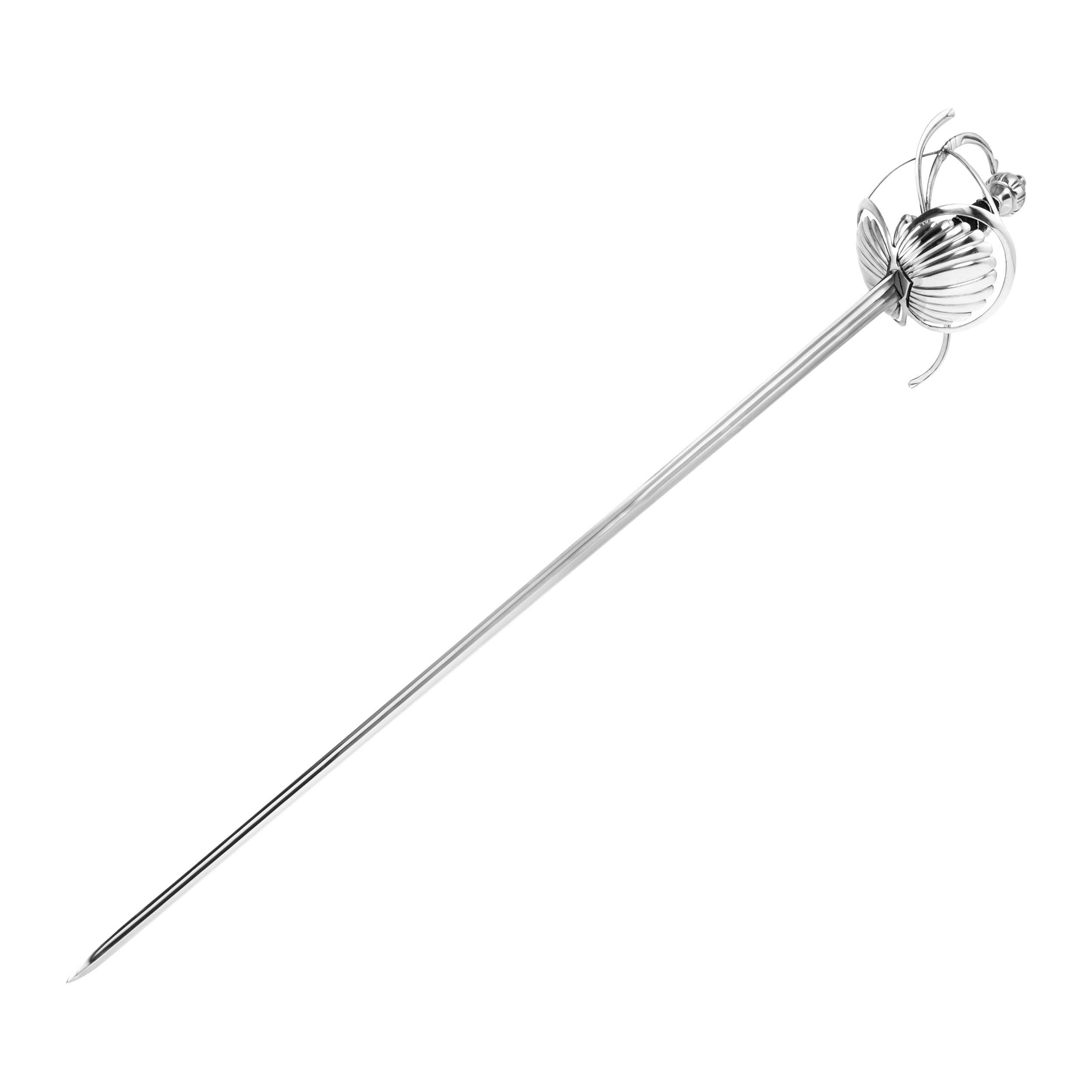 Rapier Cold Steel Ribbed Shell Swept Hilt