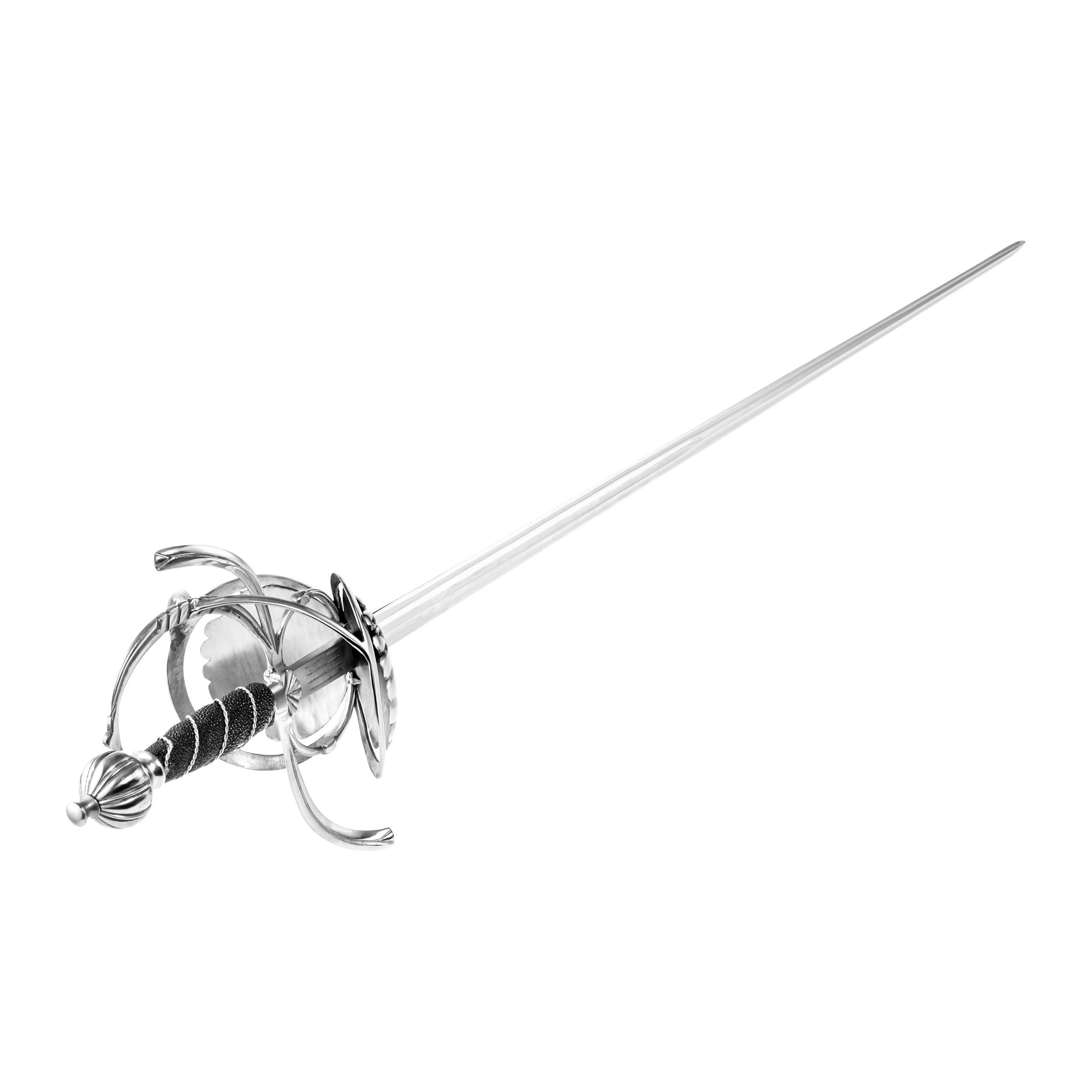 Rapier Cold Steel Ribbed Shell Swept Hilt